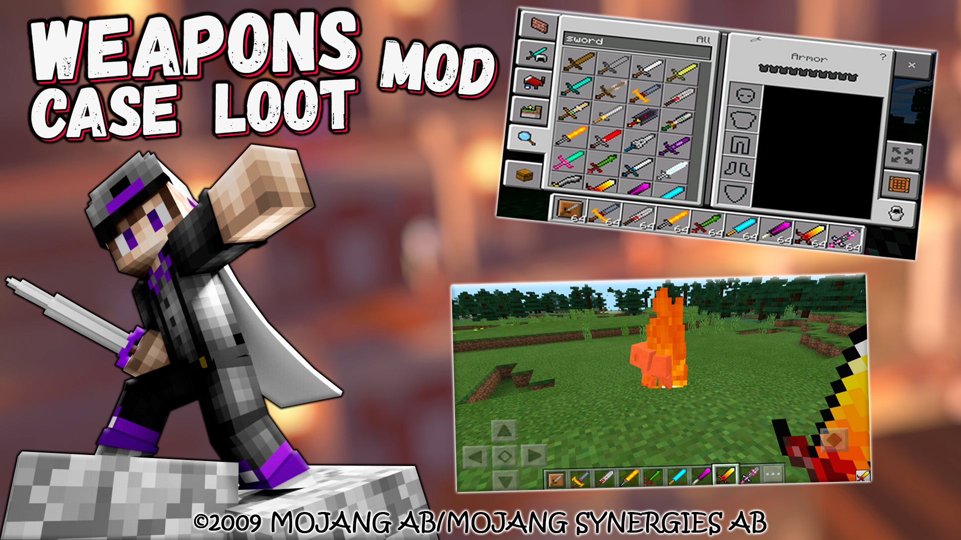 اسکرین شات 2 برنامه Mod Swords [Weapons Case]