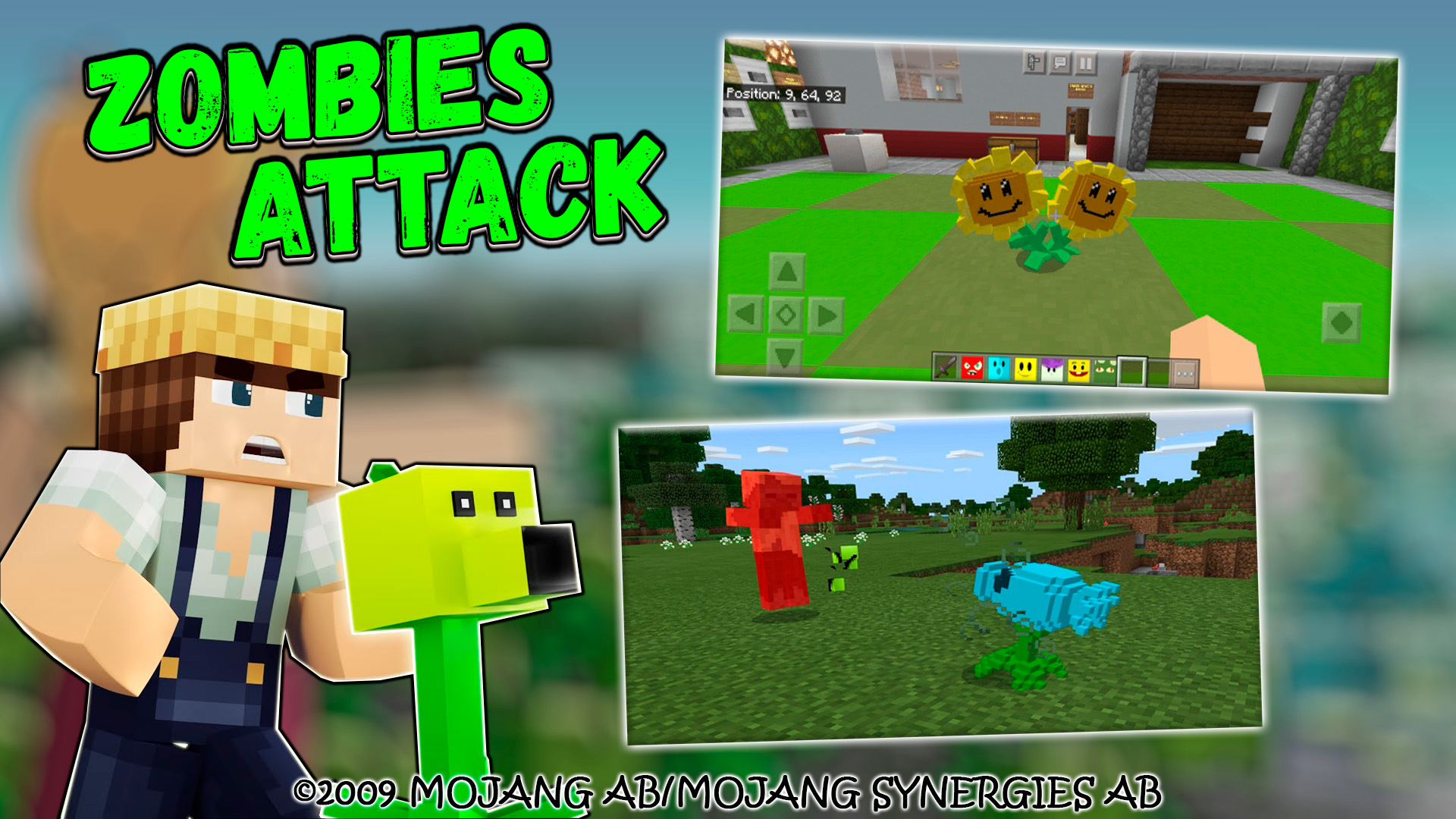 اسکرین شات 1 برنامه Mod Zombie Against All [Skins]