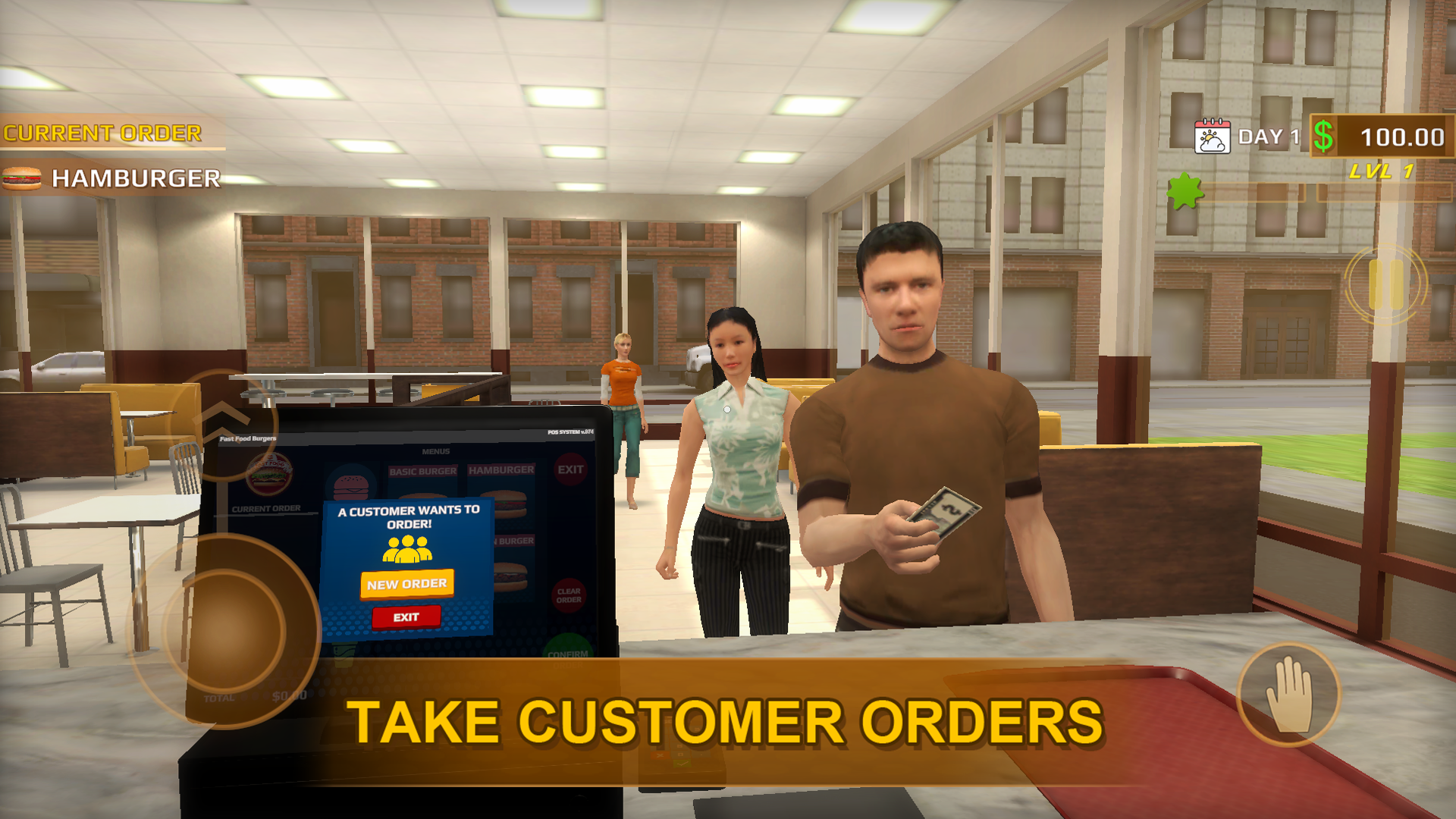 اسکرین شات 1 بازی Fast Food Revolution