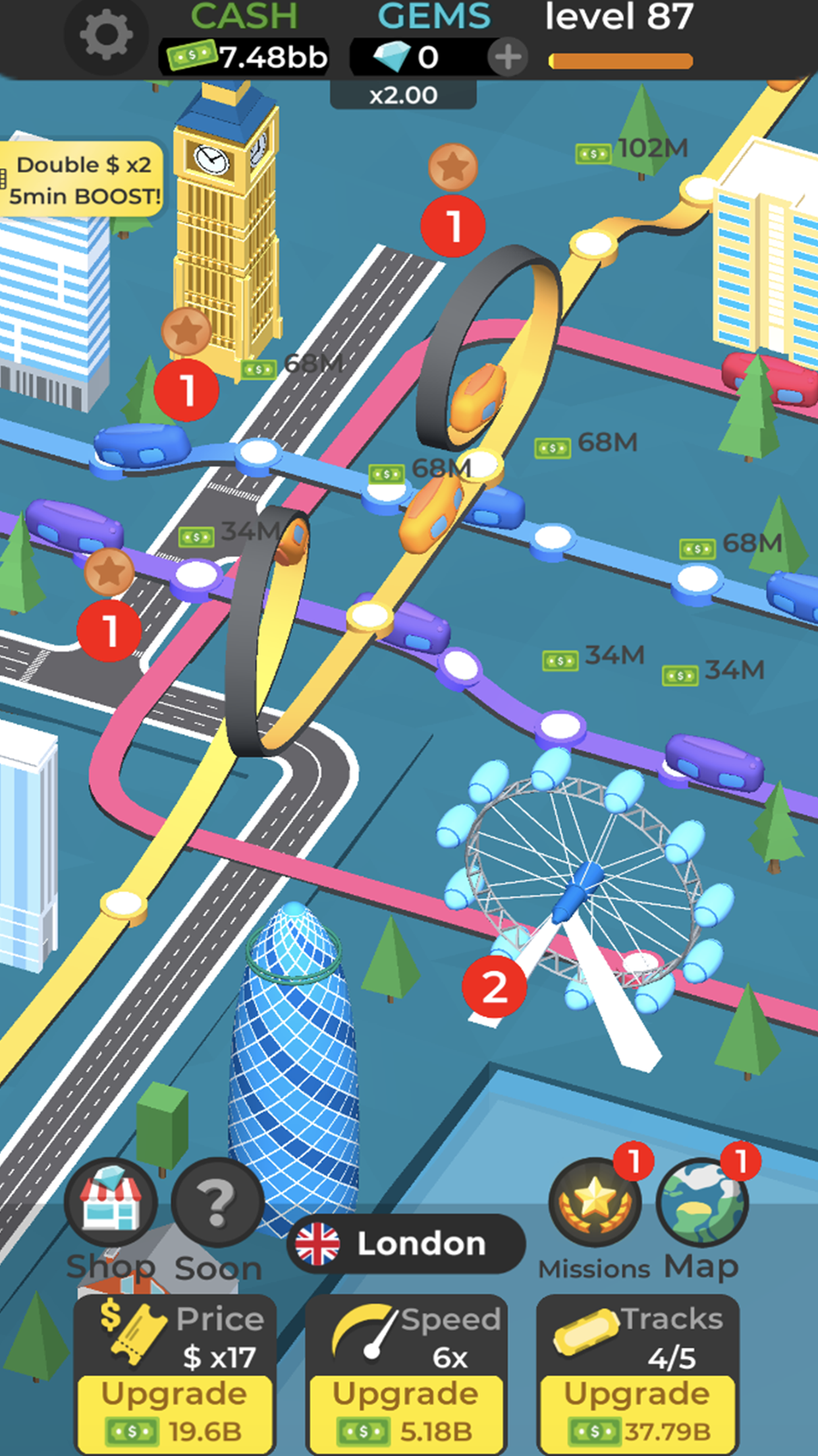 اسکرین شات 2 بازی Subway Idle 3D