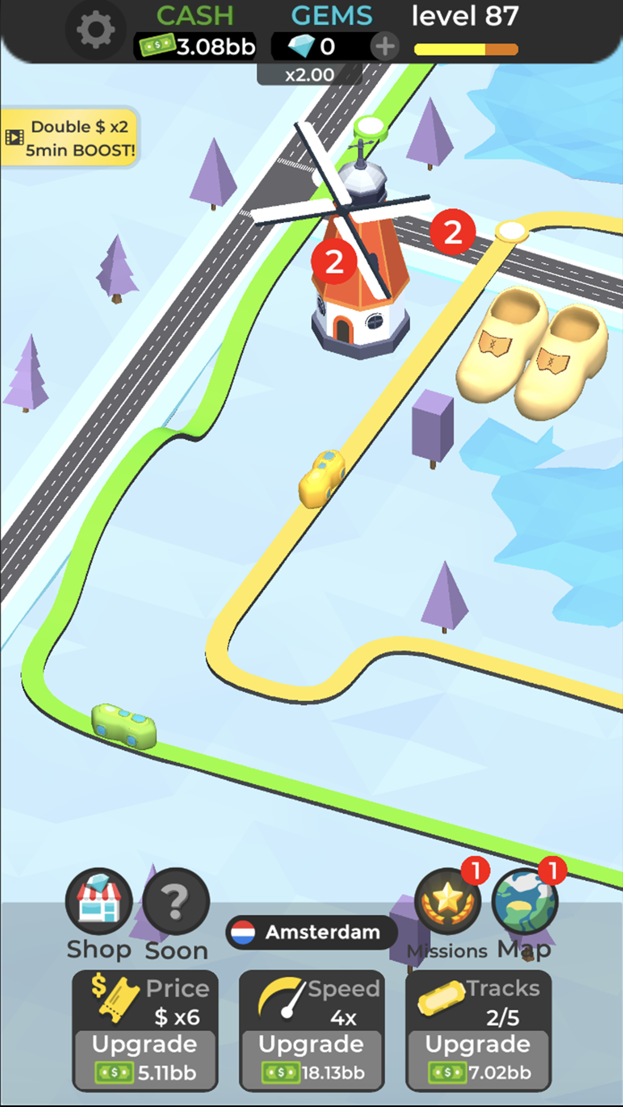 اسکرین شات 3 بازی Subway Idle 3D