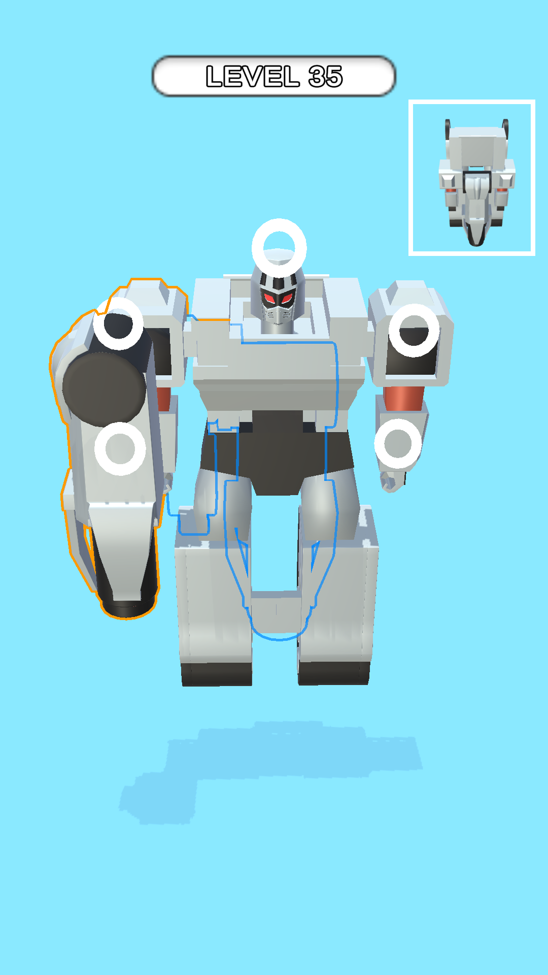 اسکرین شات 5 بازی Transformation 3D - Robot Game