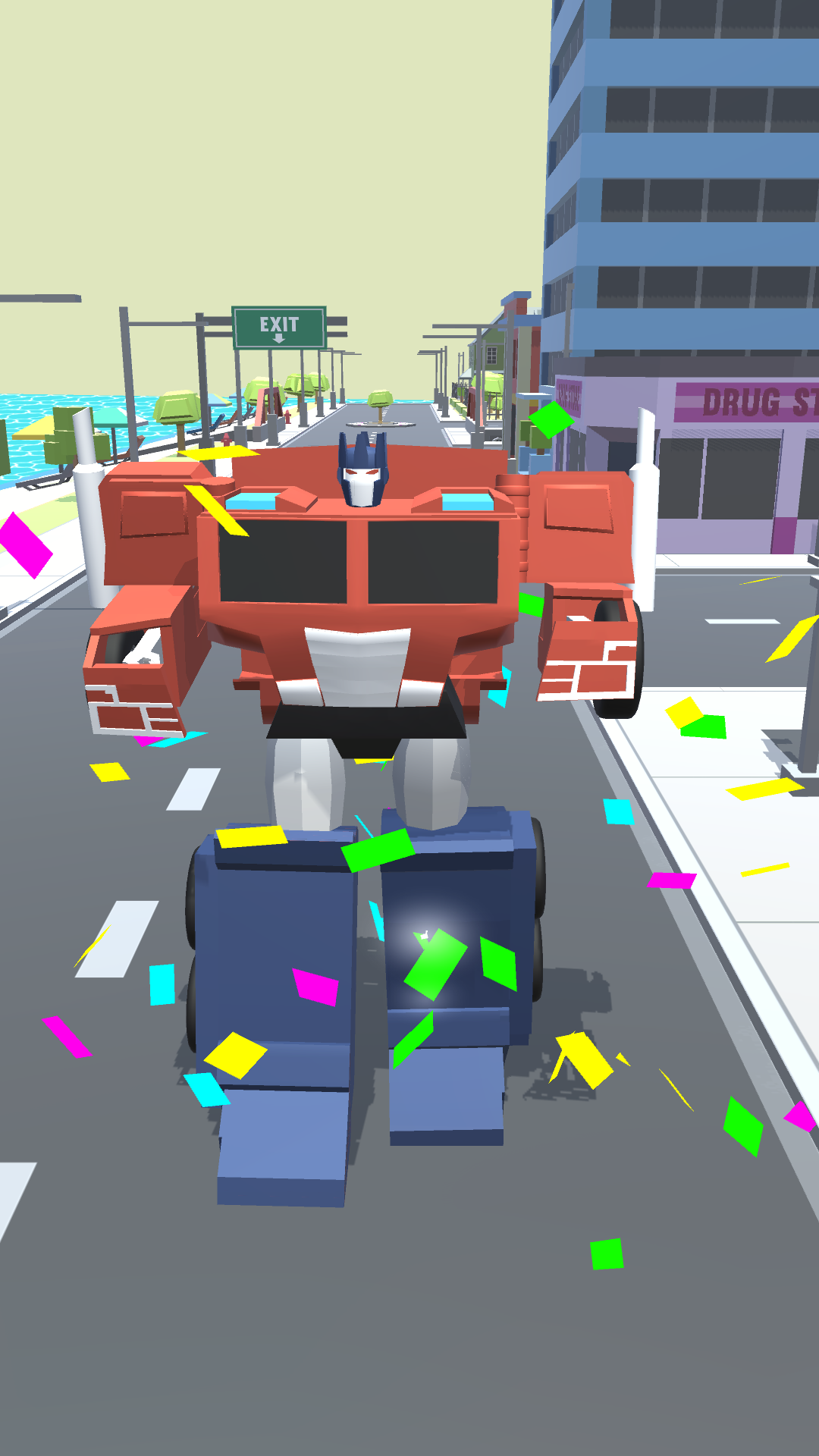 اسکرین شات 2 بازی Transformation 3D - Robot Game