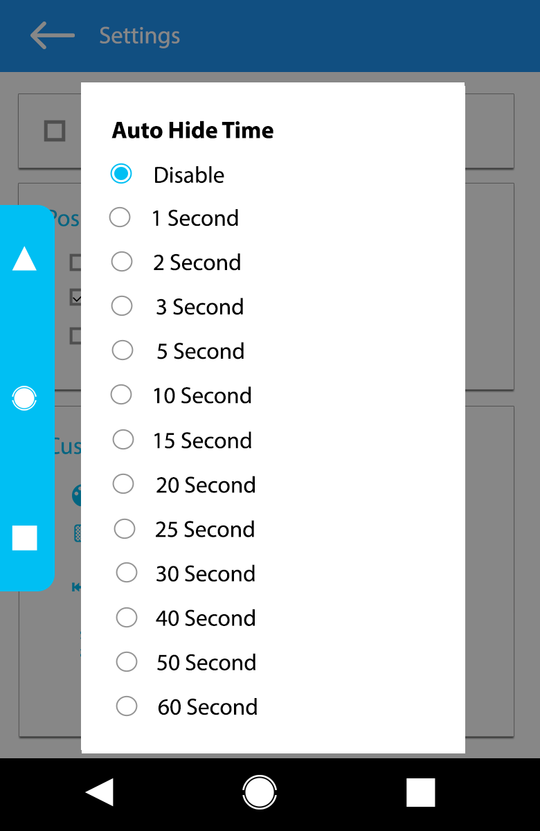 اسکرین شات 2 برنامه Navigation Bar: Back Button