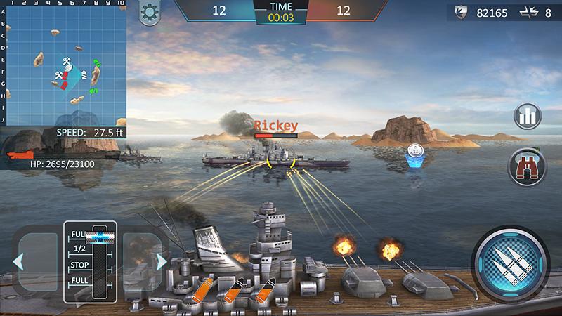 اسکرین شات 1 بازی Warship Attack 3D