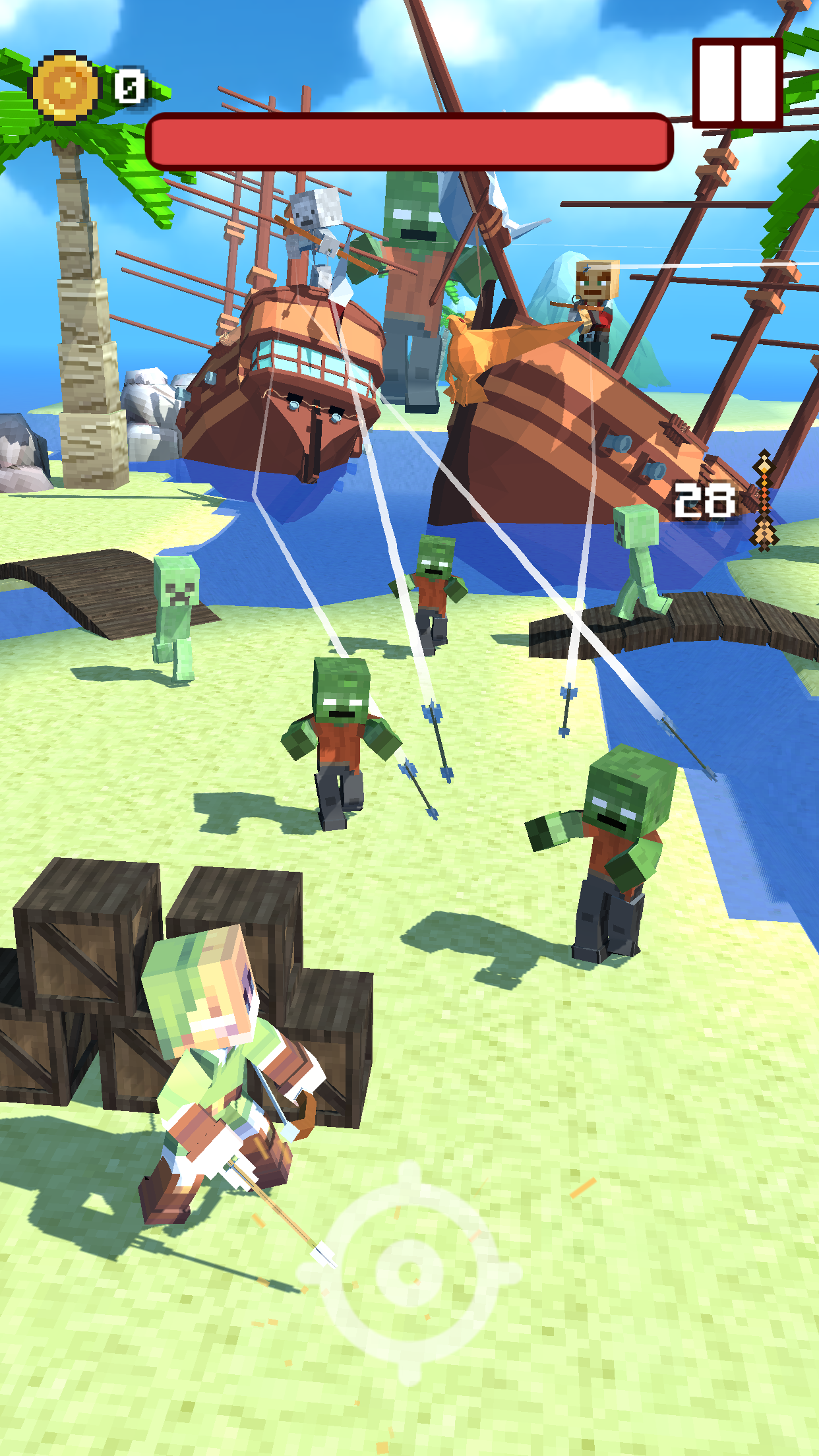 اسکرین شات 5 بازی Craft Blocky Archer