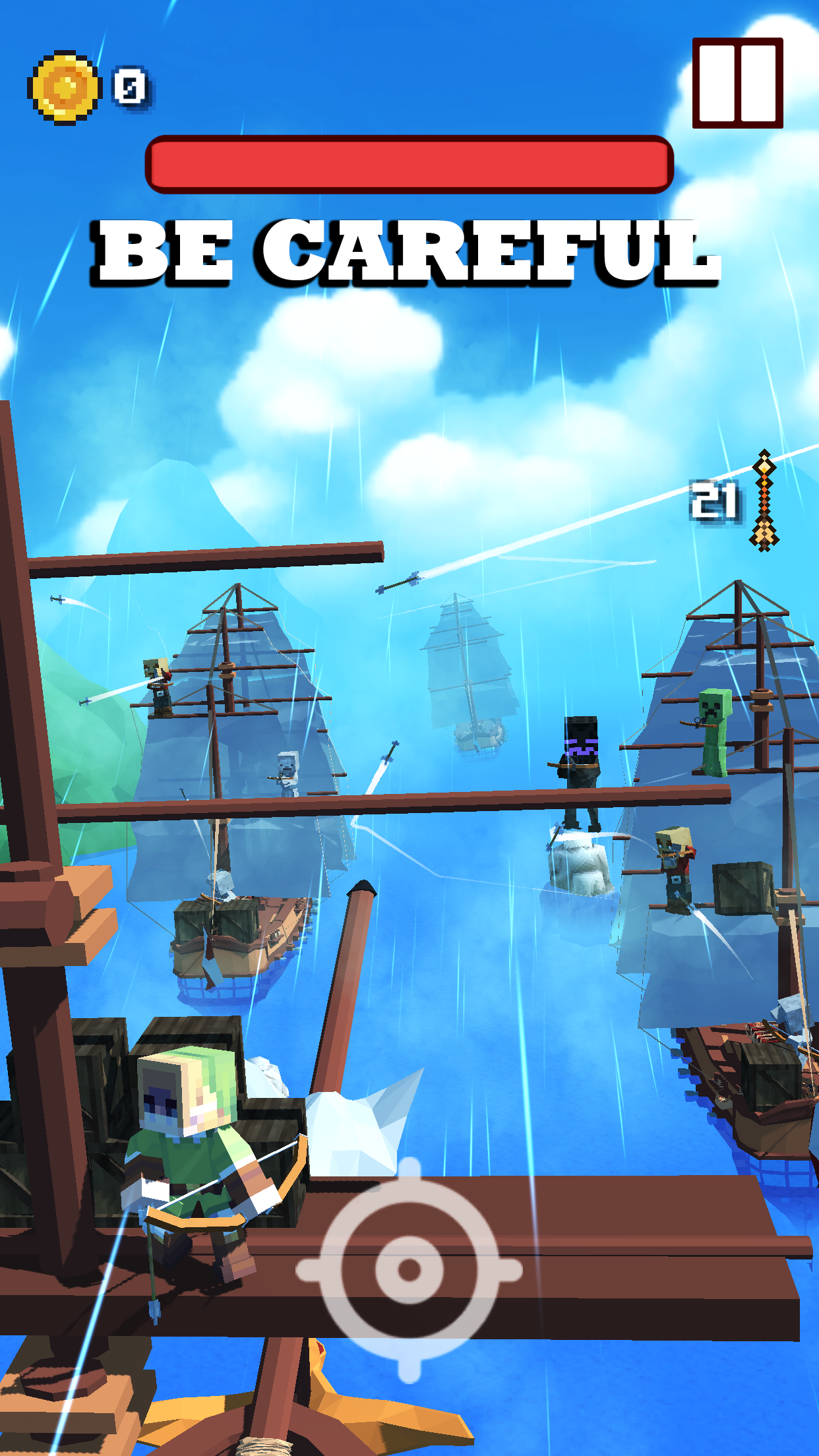 اسکرین شات 3 بازی Craft Blocky Archer