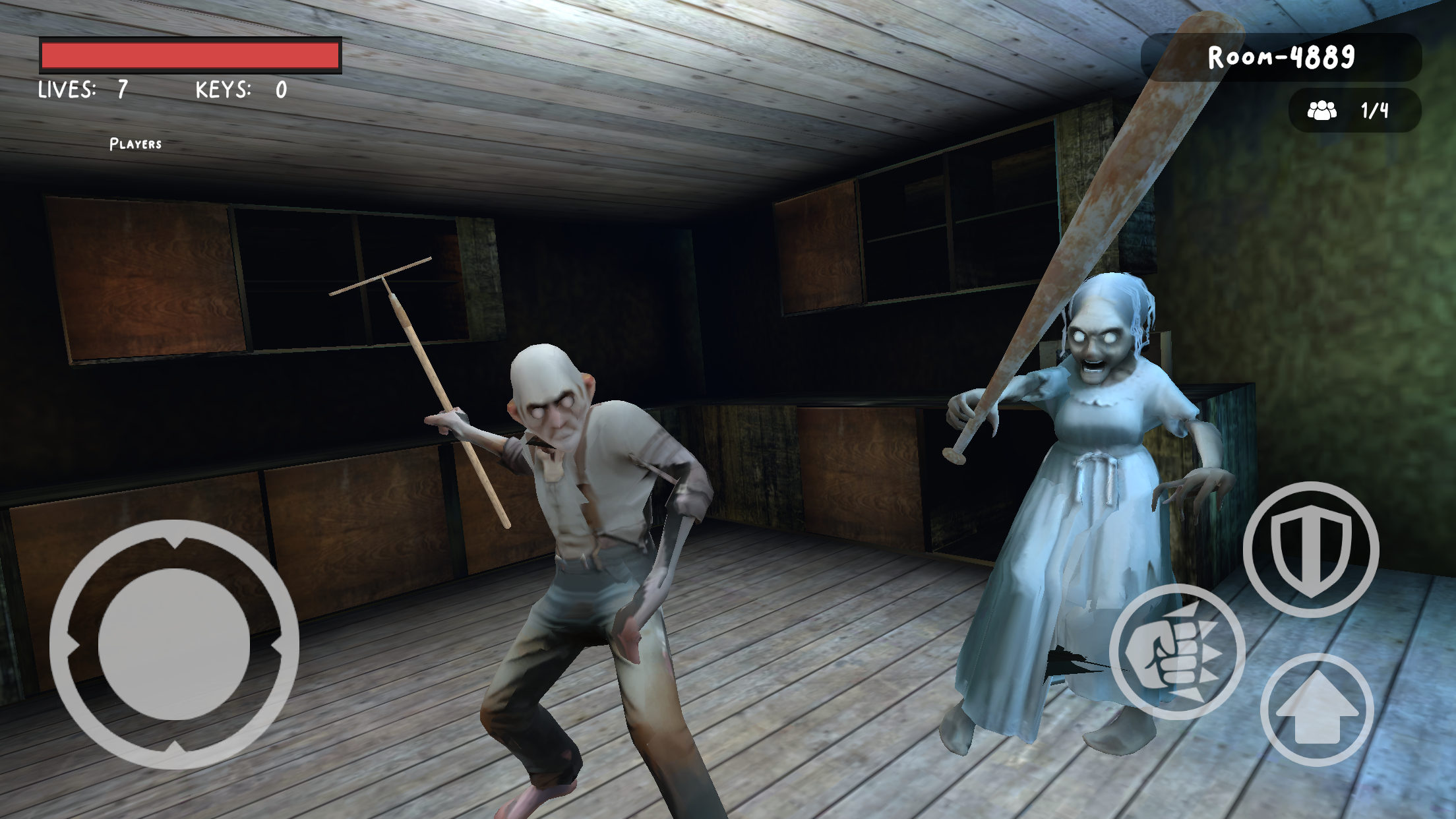 اسکرین شات 1 بازی Grandma vs Grandpa Multiplayer