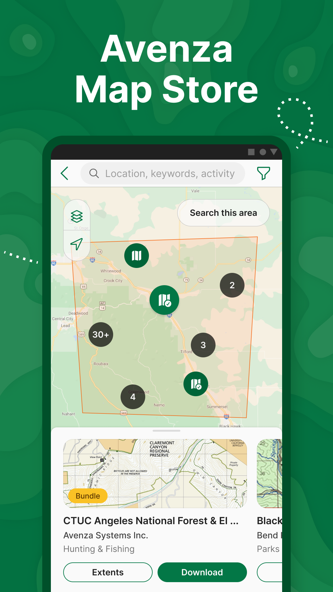 اسکرین شات 5 برنامه Avenza Maps: Offline Mapping