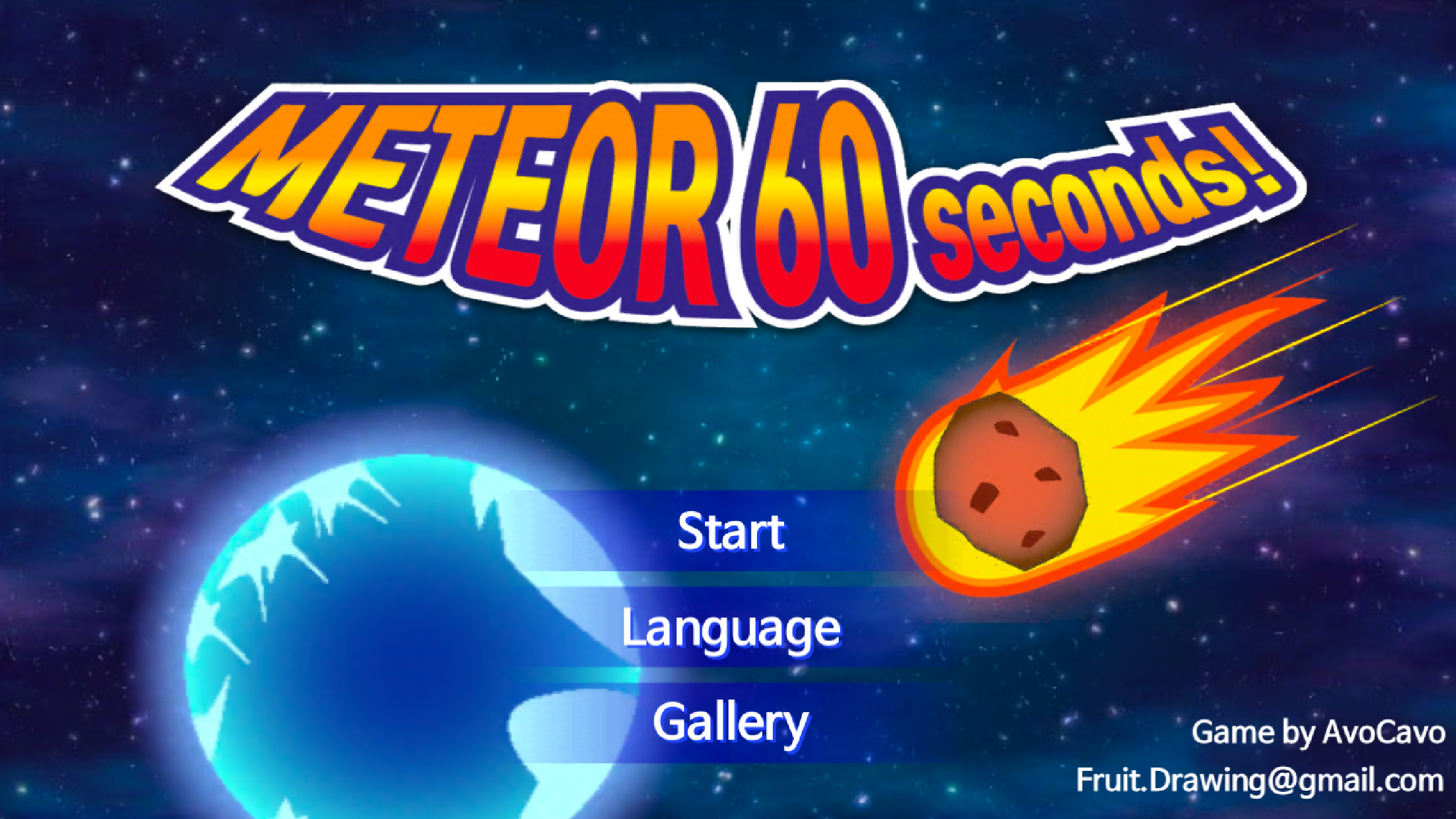 اسکرین شات 7 بازی Meteor 60 seconds!