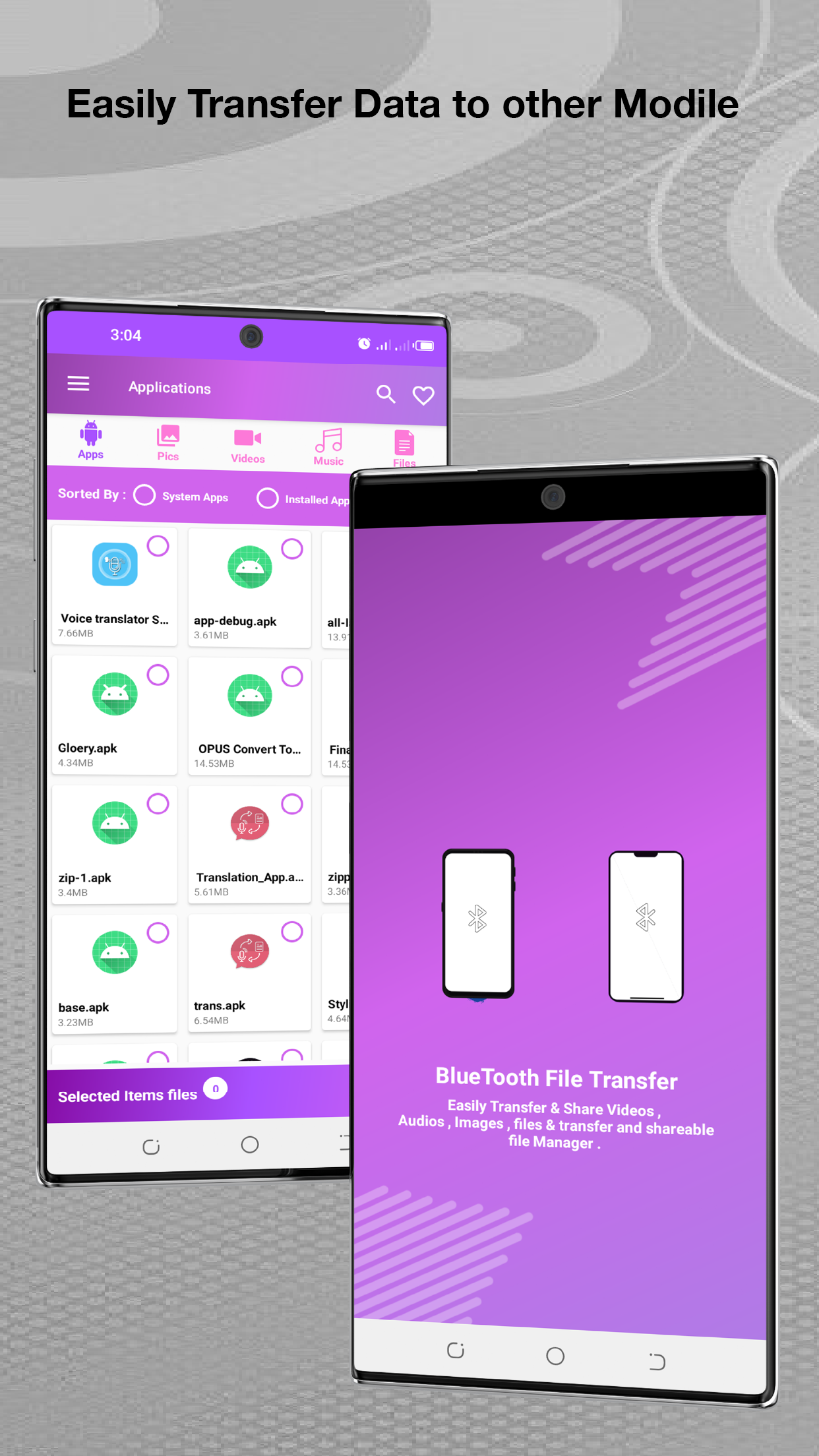 اسکرین شات 2 برنامه Bluetooth Transfer & Share