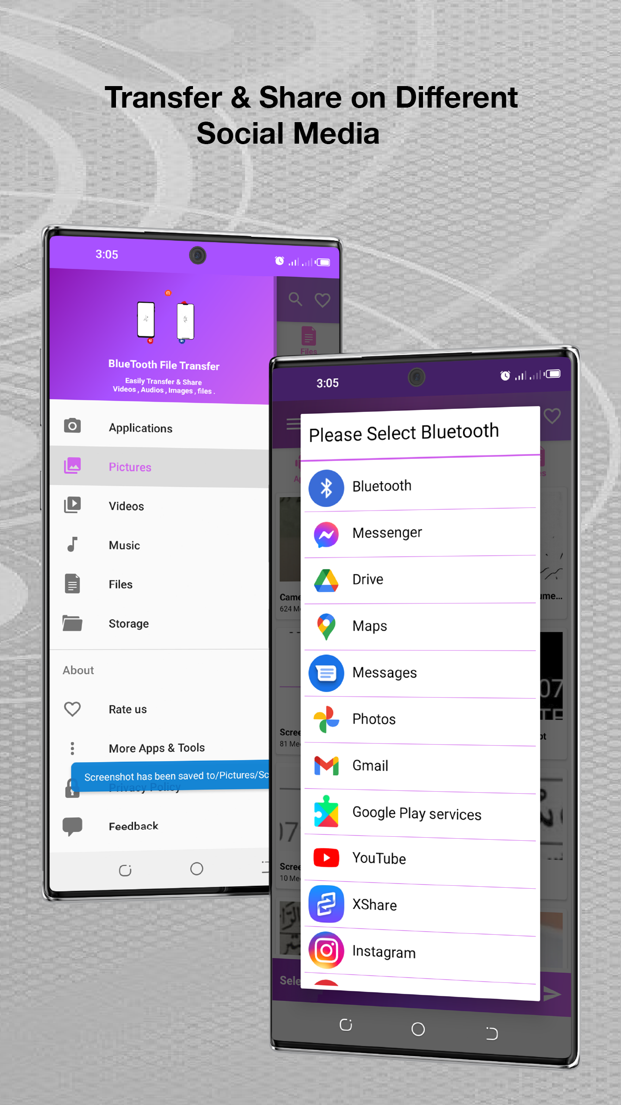 اسکرین شات 7 برنامه Bluetooth Transfer & Share