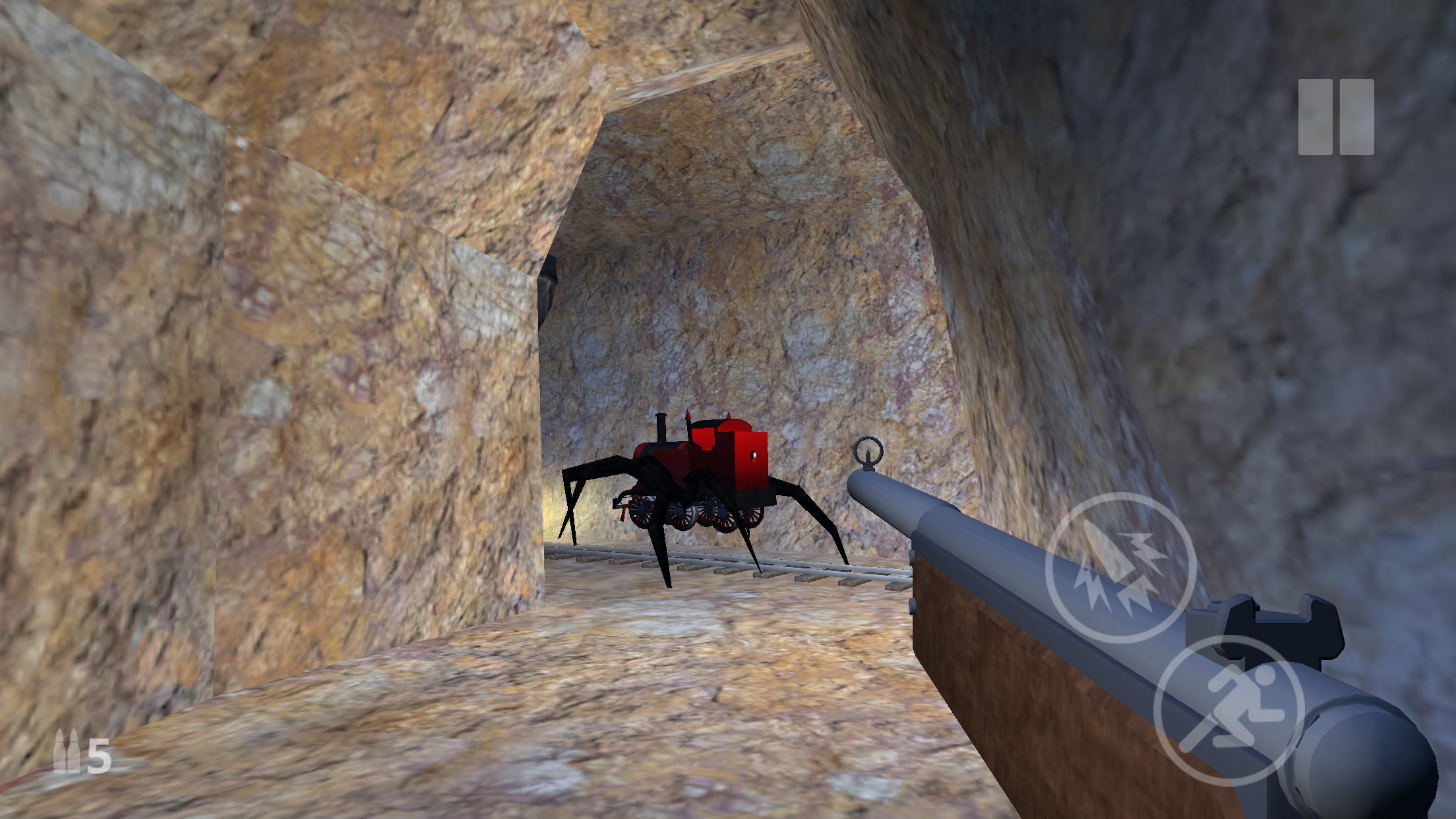 اسکرین شات 3 بازی Spider Train Horror Monster