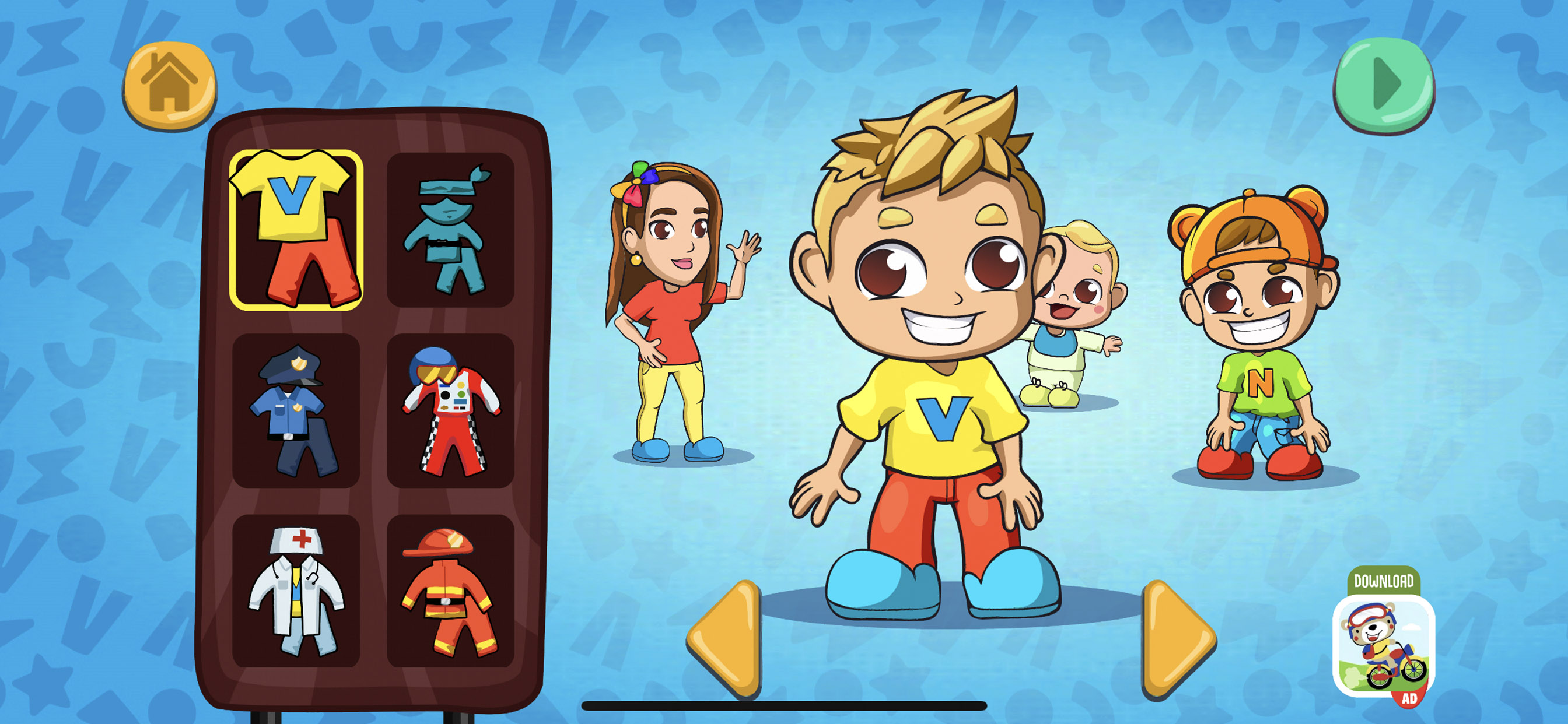 اسکرین شات 6 بازی Vlad & Niki Car Games for Kids