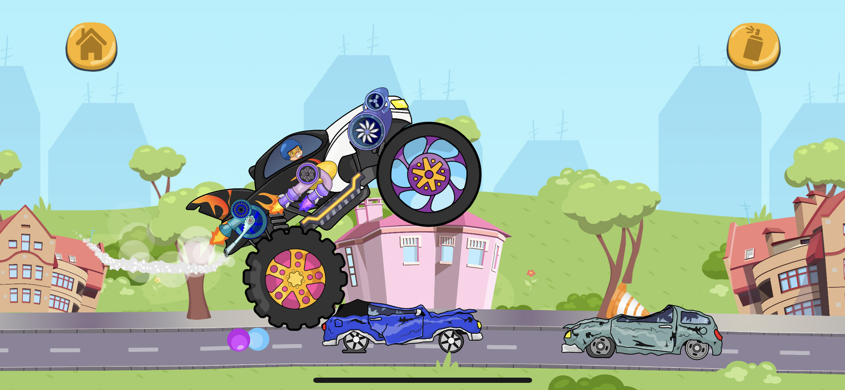 اسکرین شات 2 بازی Vlad & Niki Car Games for Kids