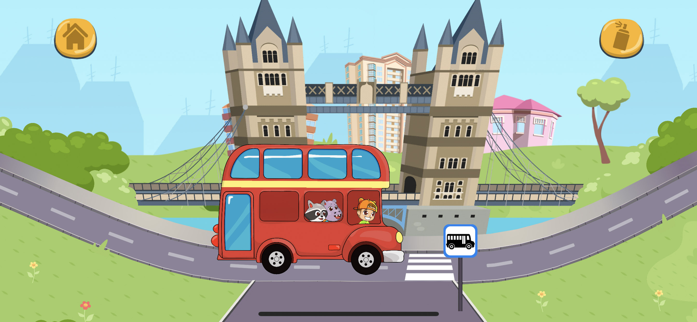 اسکرین شات 7 بازی Vlad & Niki Car Games for Kids