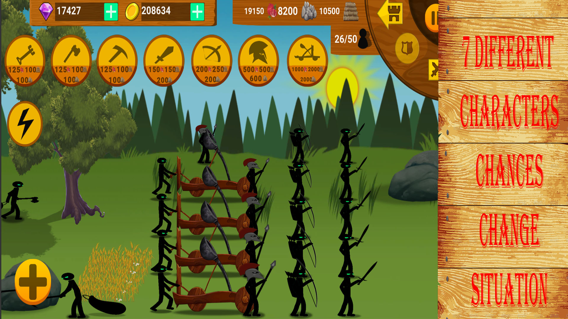 اسکرین شات 2 بازی Age of Stickman : Stick Battle