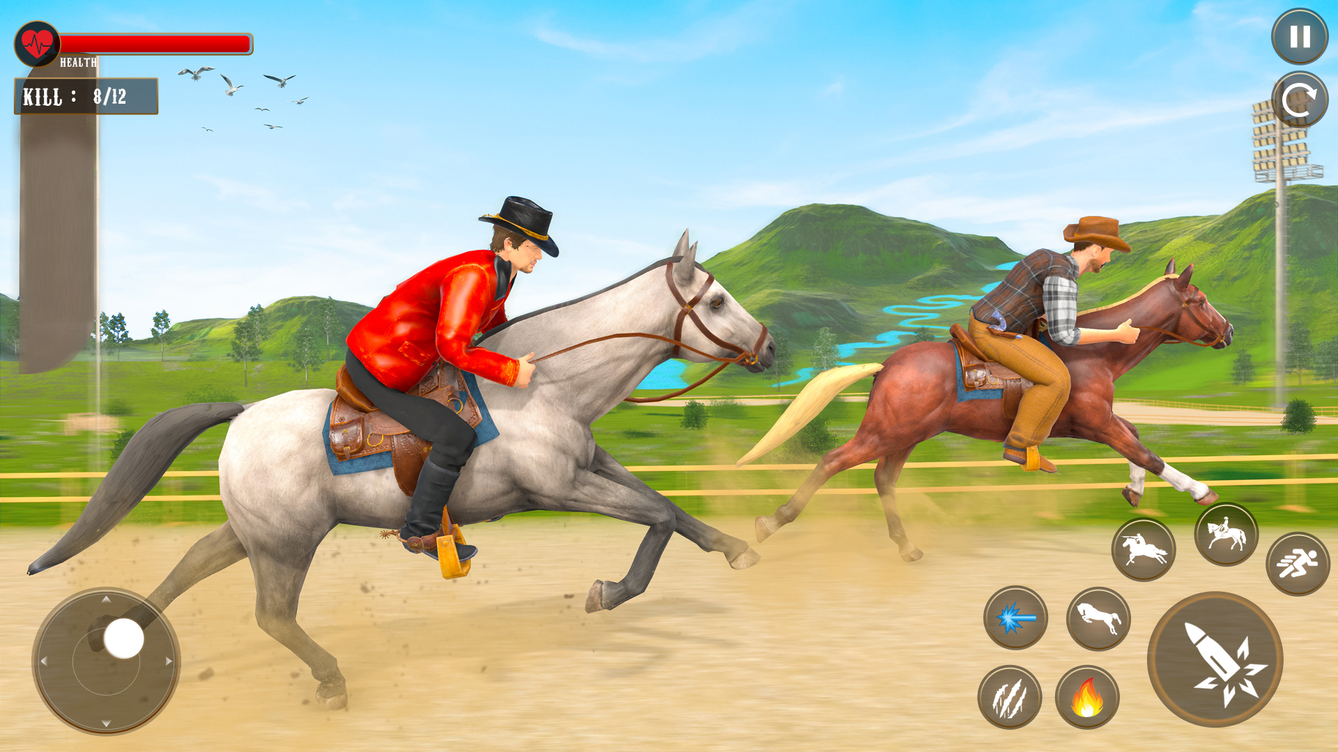 اسکرین شات 5 بازی West Cowboy Wild Horse Riding