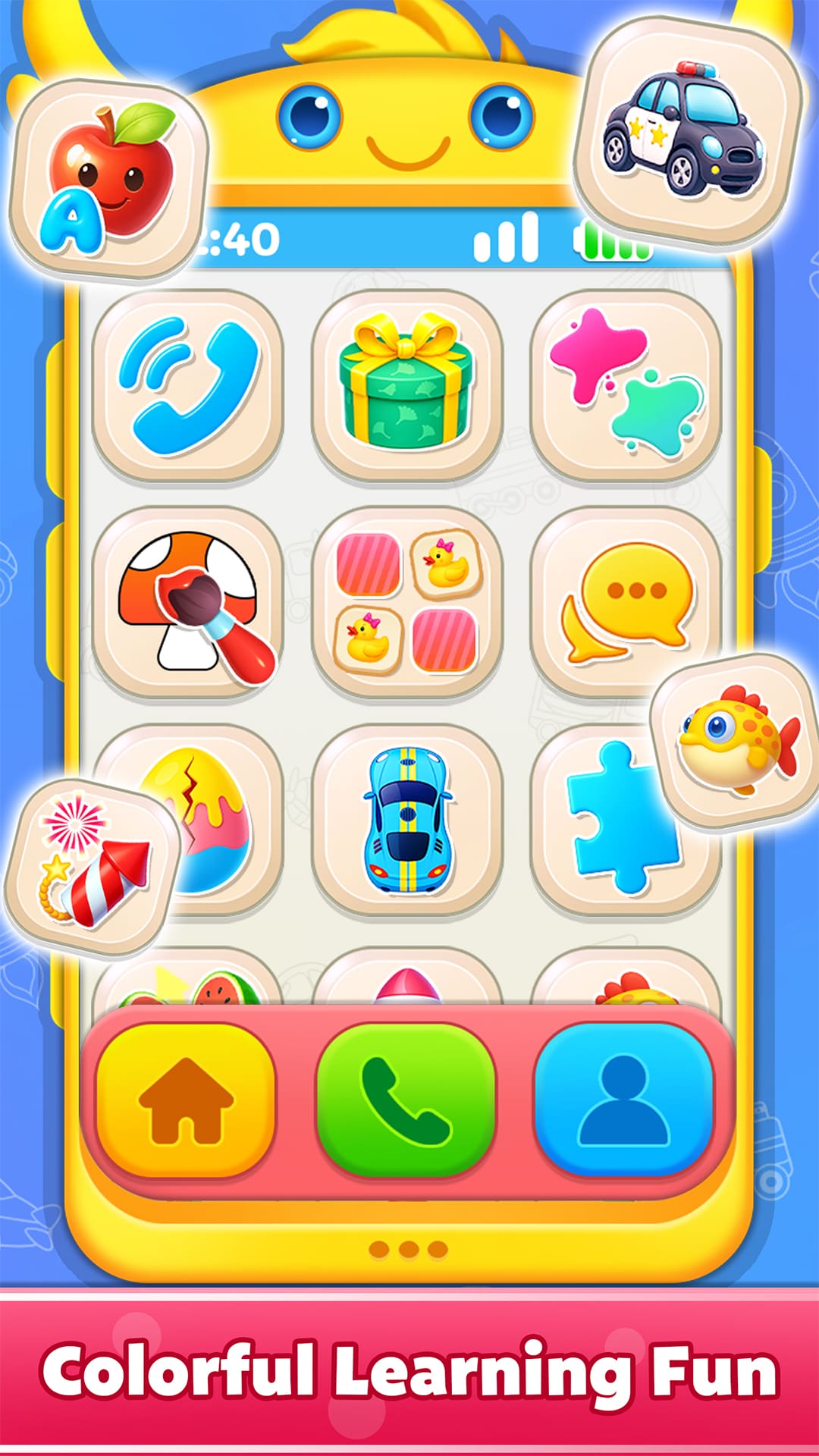 اسکرین شات 1 بازی Baby Phone For Toddlers