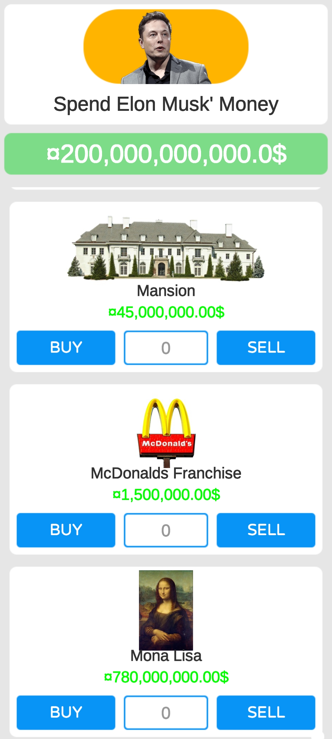 اسکرین شات 2 بازی Spend Elon Musk' Money