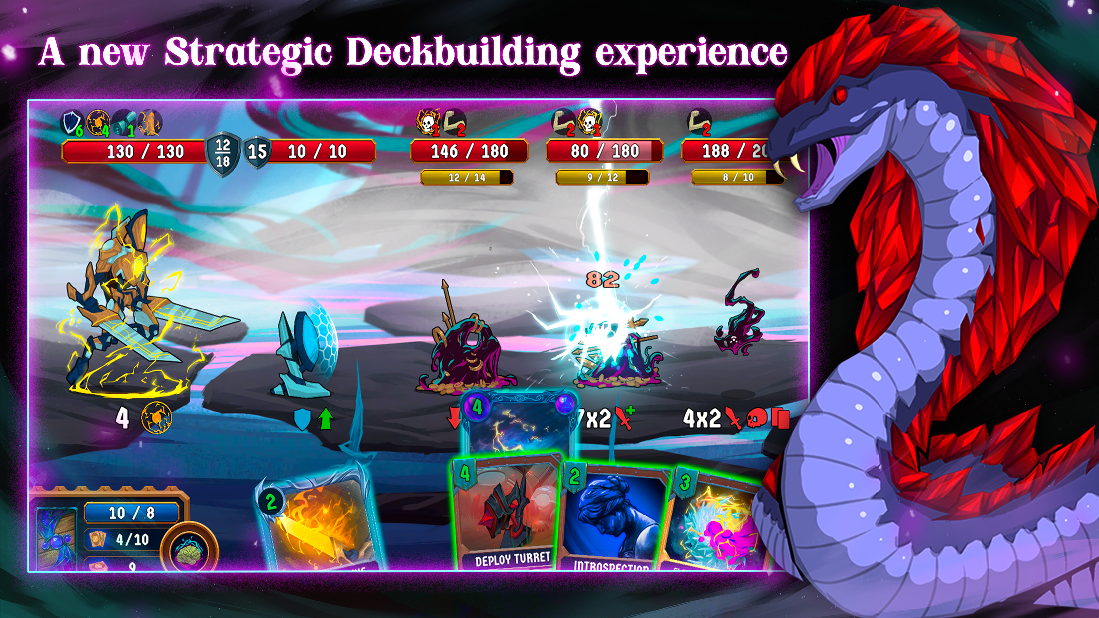 اسکرین شات 1 بازی Breach Wanderers: Deckbuilder