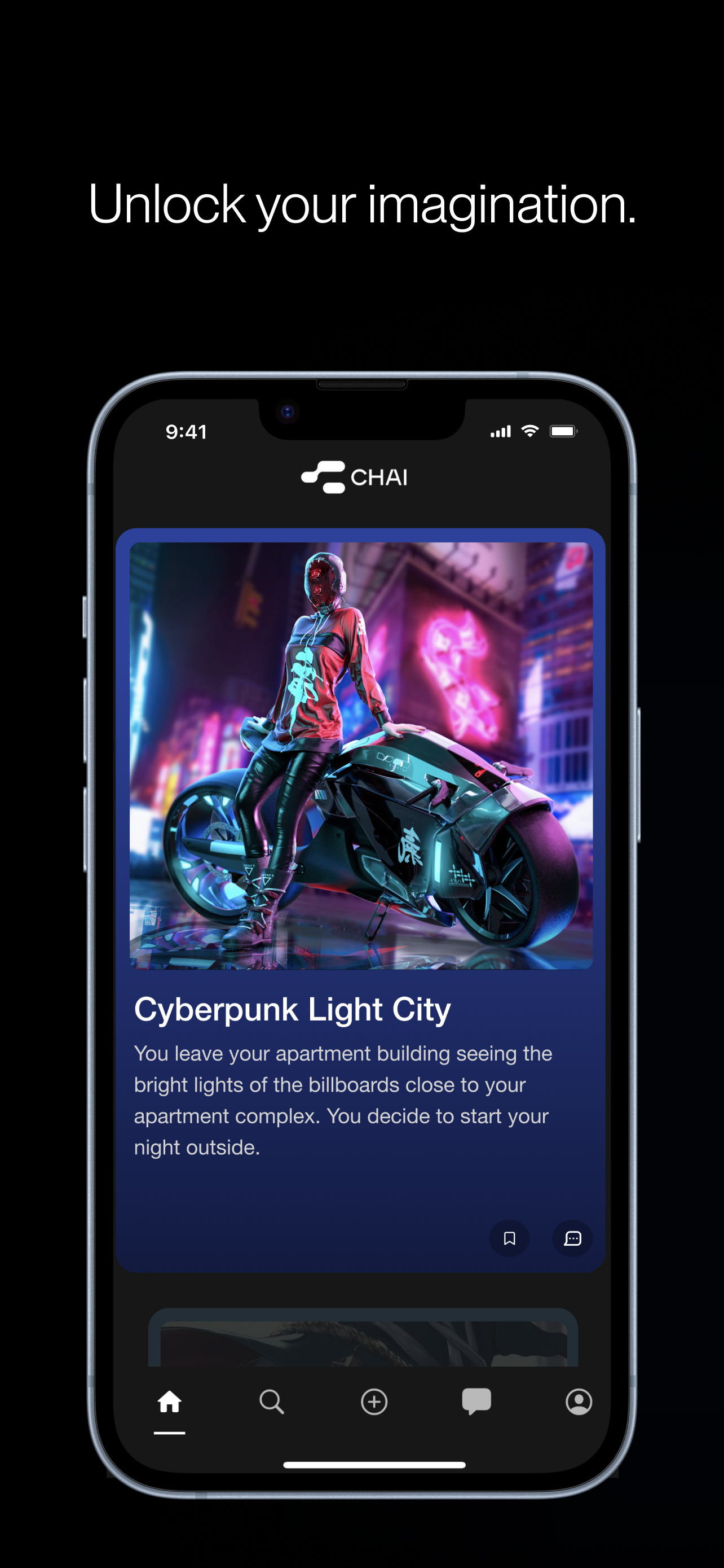 اسکرین شات 4 برنامه Chai: Chat AI Platform