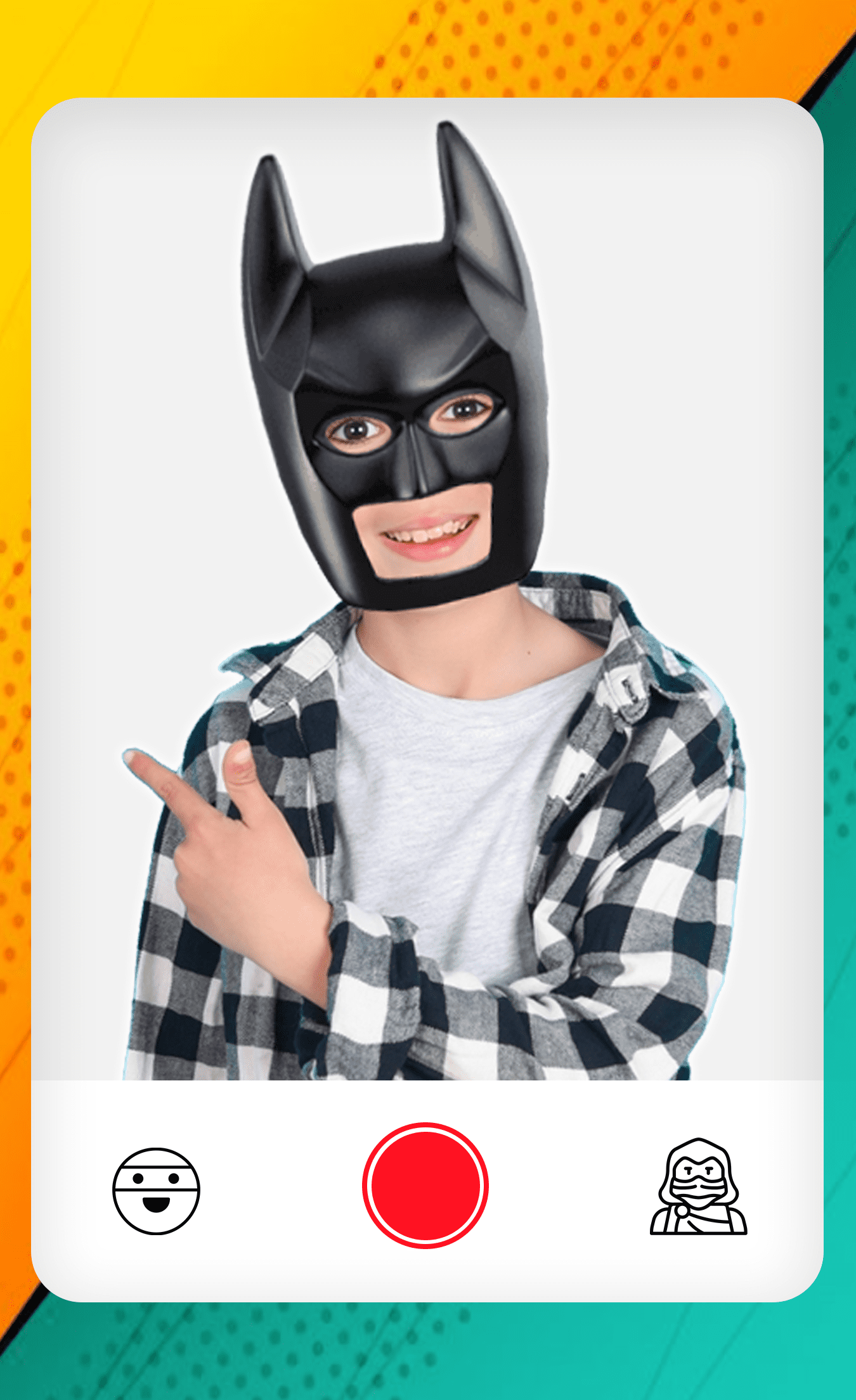 اسکرین شات 1 برنامه Super Ninja Mask Photo Editor