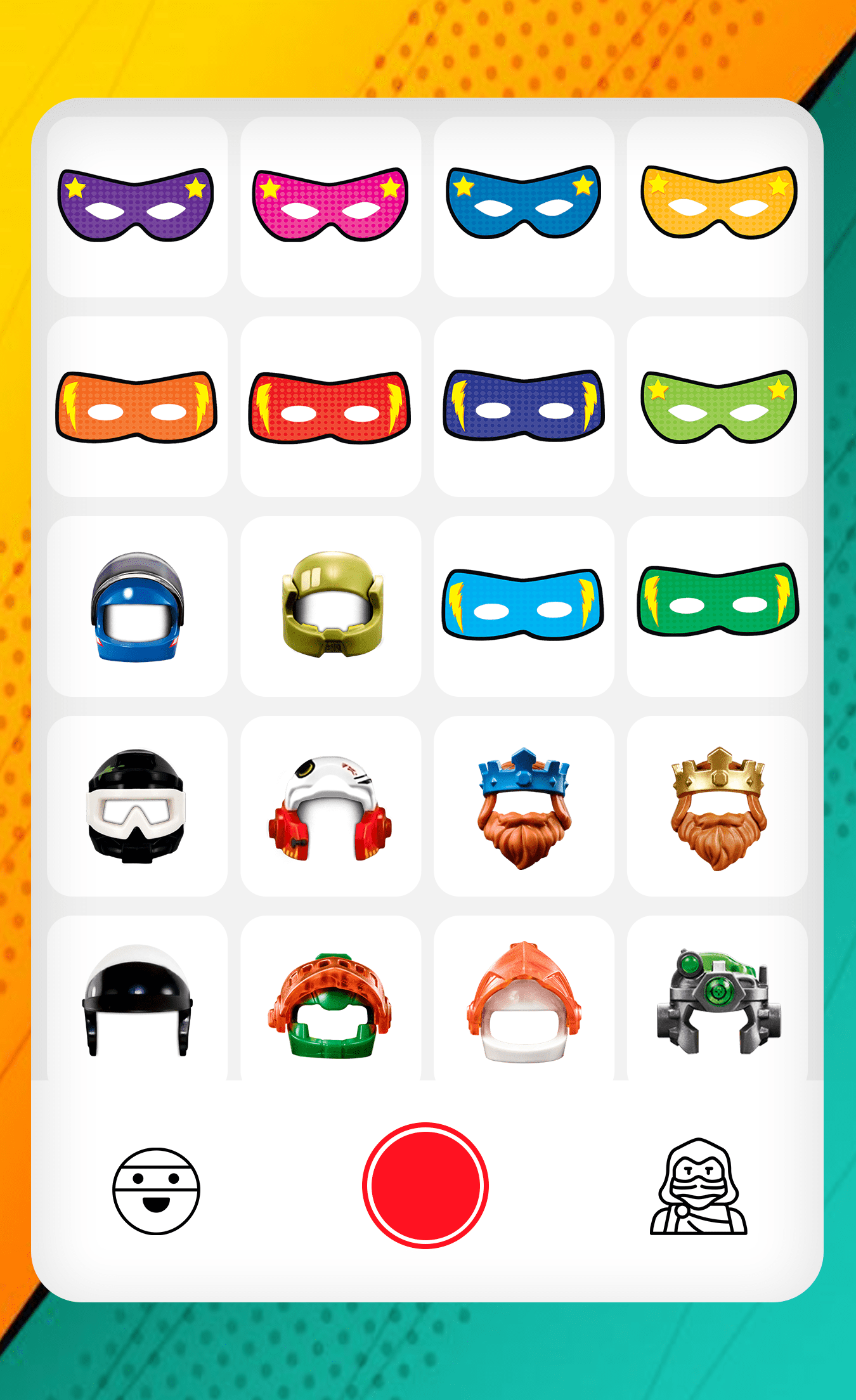 اسکرین شات 3 برنامه Super Ninja Mask Photo Editor
