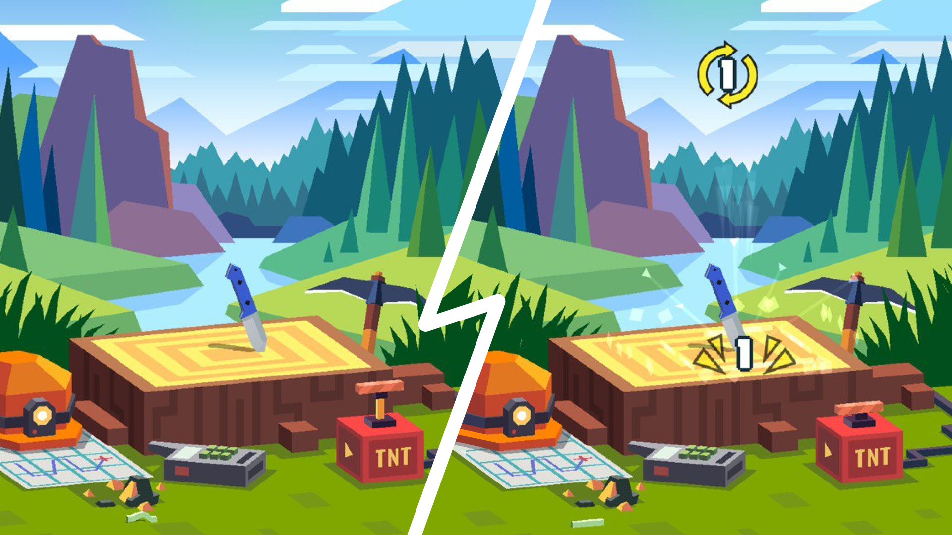 اسکرین شات 6 بازی Flippy Knife: 3D flipping game