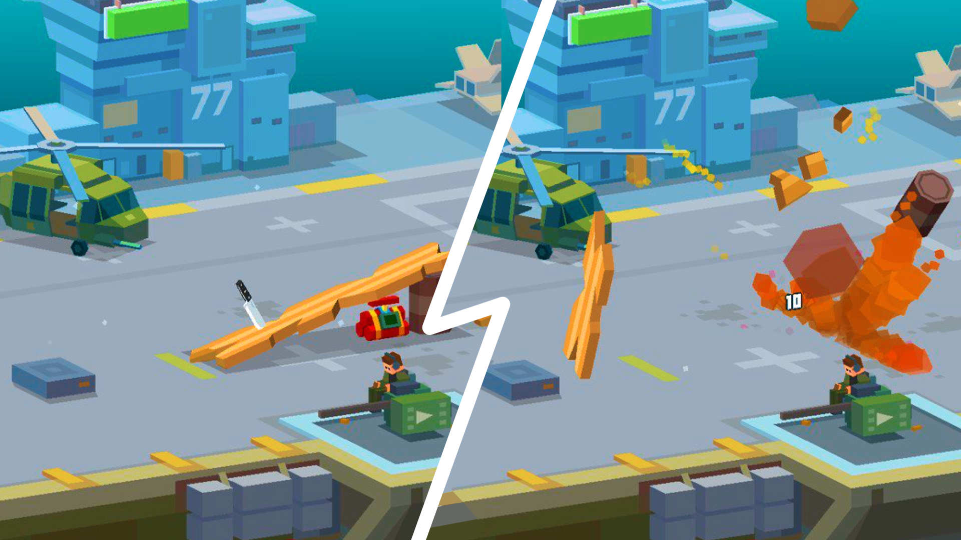 اسکرین شات 7 بازی Flippy Knife: 3D flipping game