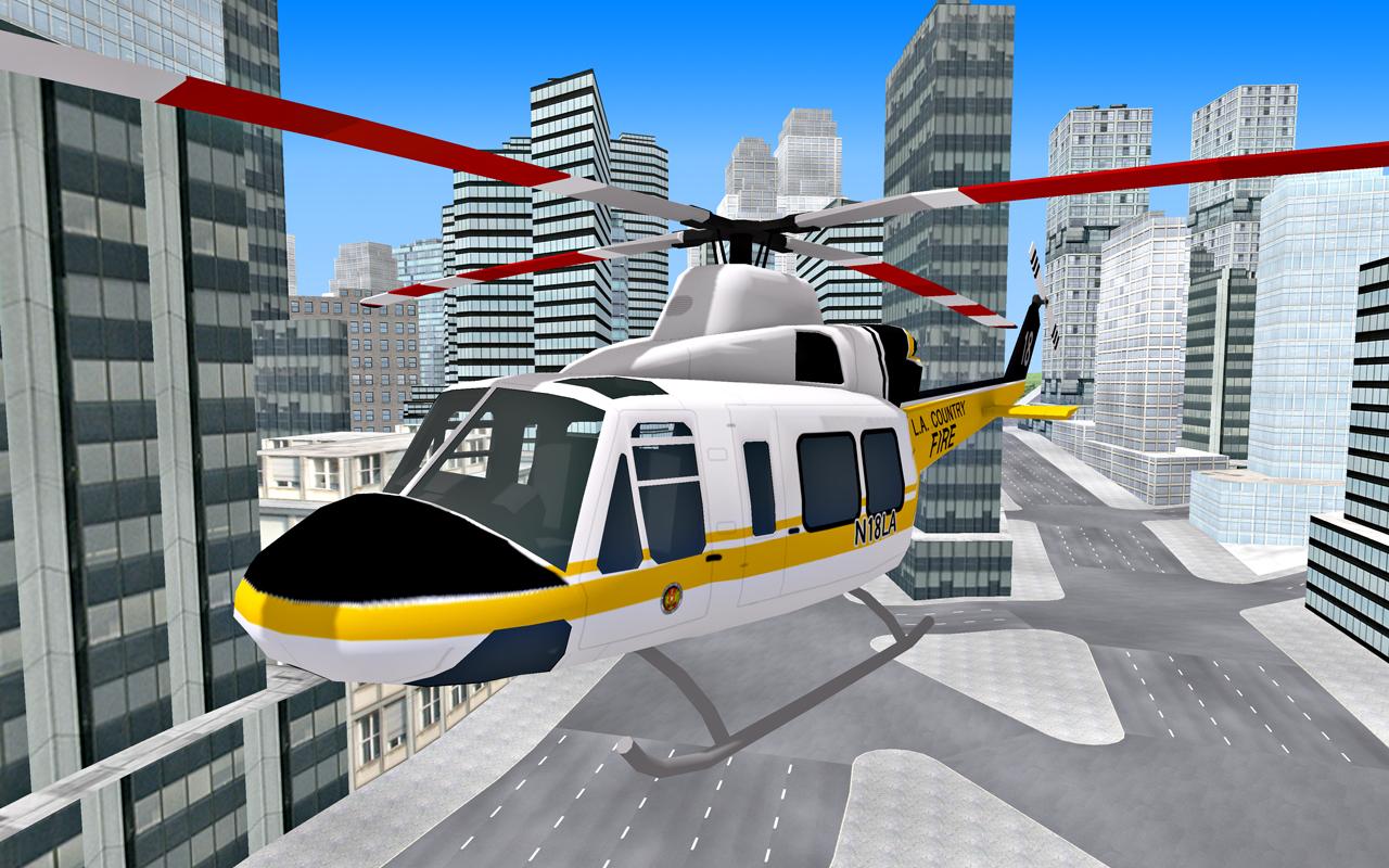 اسکرین شات 6 بازی City Helicopter Fly Simulation
