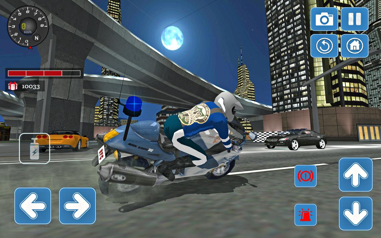 اسکرین شات 7 بازی City Police MotorBike 3D Sim