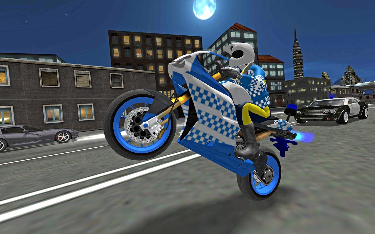 اسکرین شات 2 بازی City Police MotorBike 3D Sim