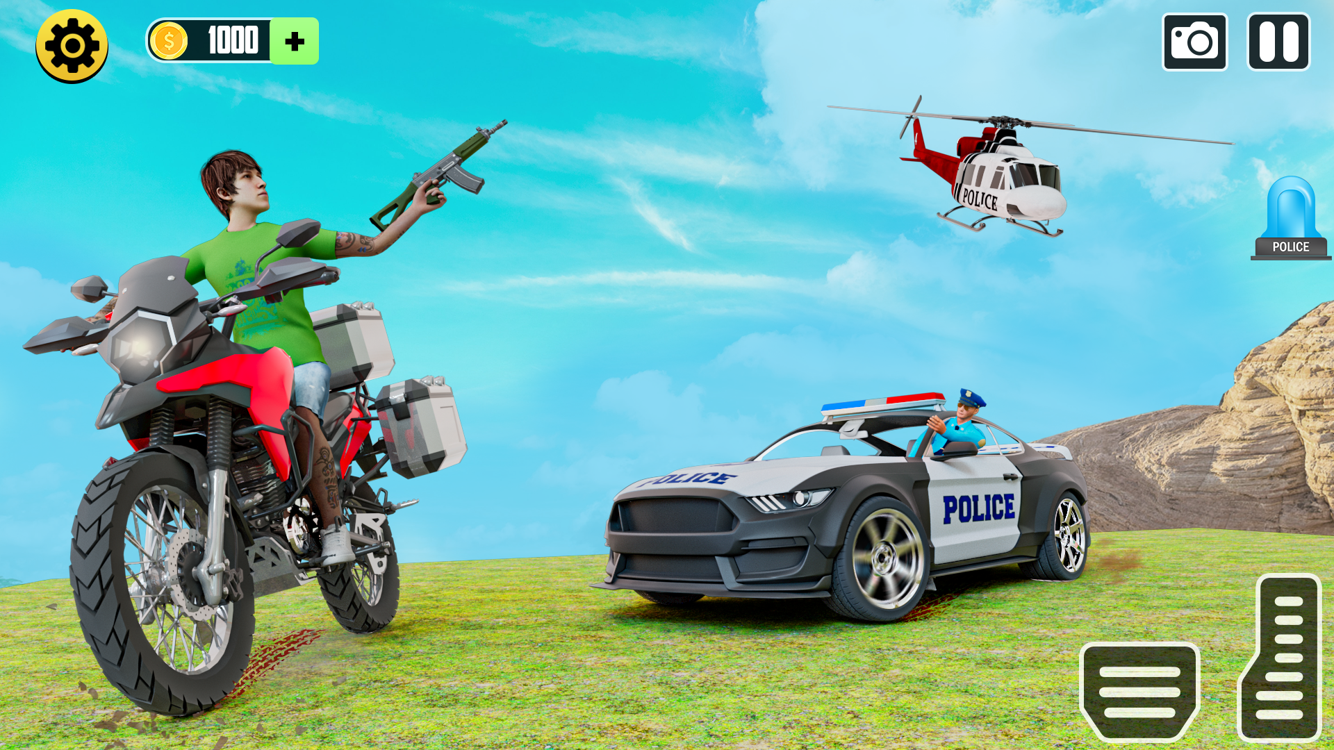 اسکرین شات 4 بازی US Police Cop Car Driving Game