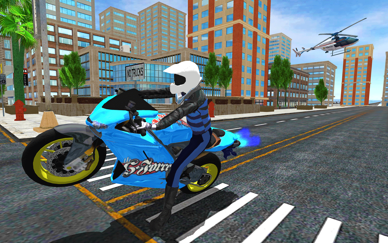 اسکرین شات 4 بازی Sports Bike Simulator 3D 2018
