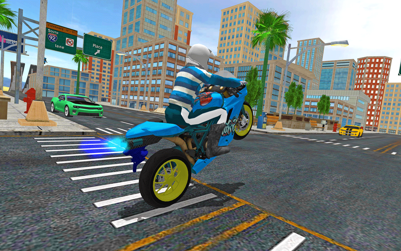 اسکرین شات 2 بازی Sports Bike Simulator 3D 2018