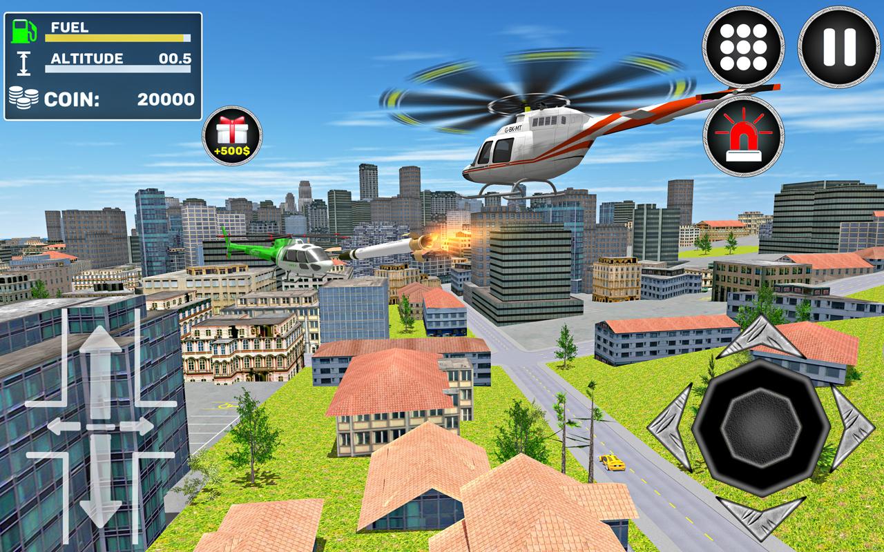 اسکرین شات 7 بازی City Helicopter Flight