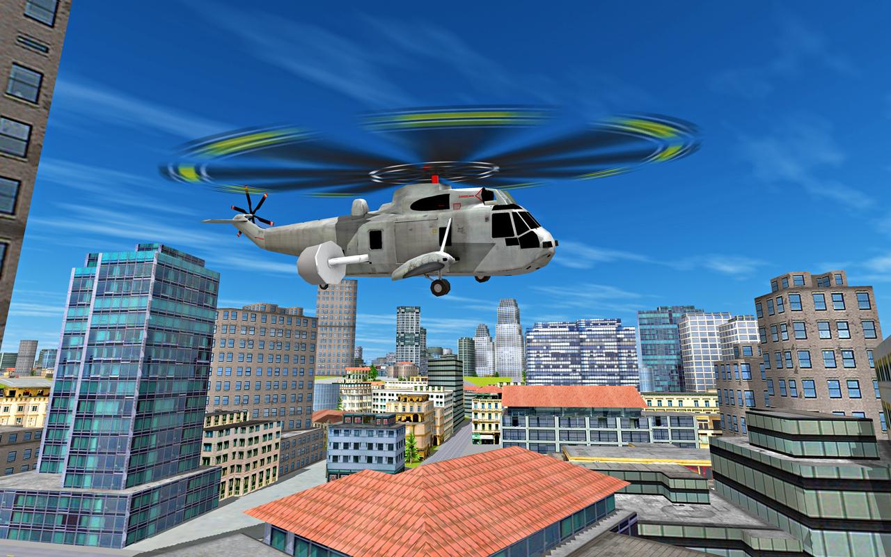 اسکرین شات 1 بازی City Helicopter Flight