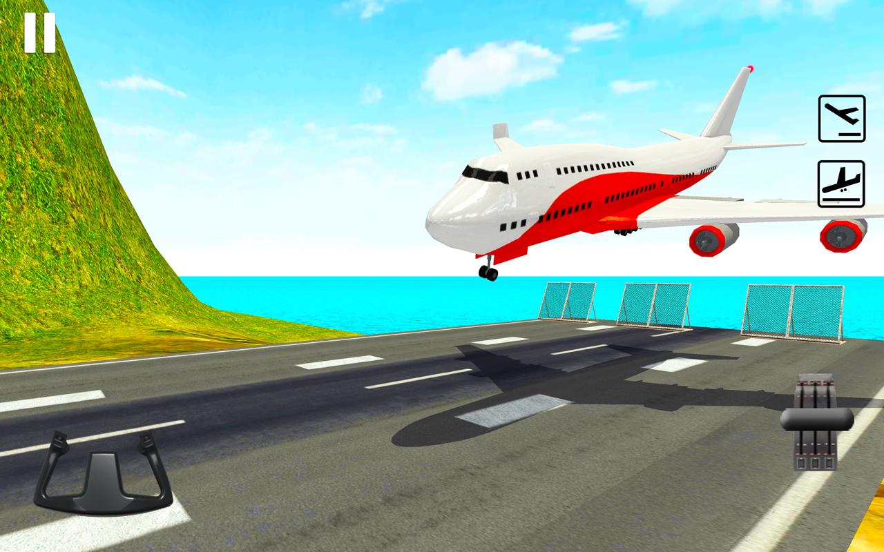 اسکرین شات 3 برنامه Airplane Pilot - Flight Sim