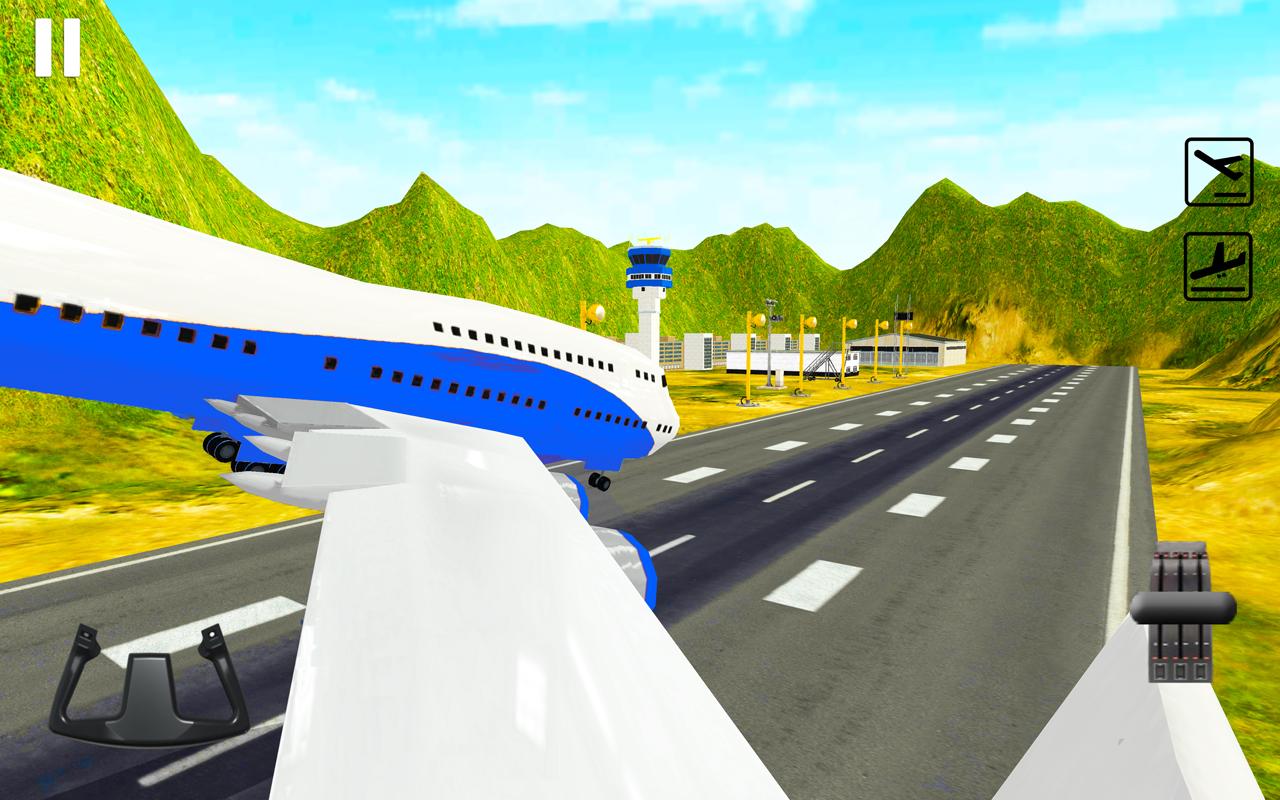 اسکرین شات 1 برنامه Airplane Pilot - Flight Sim