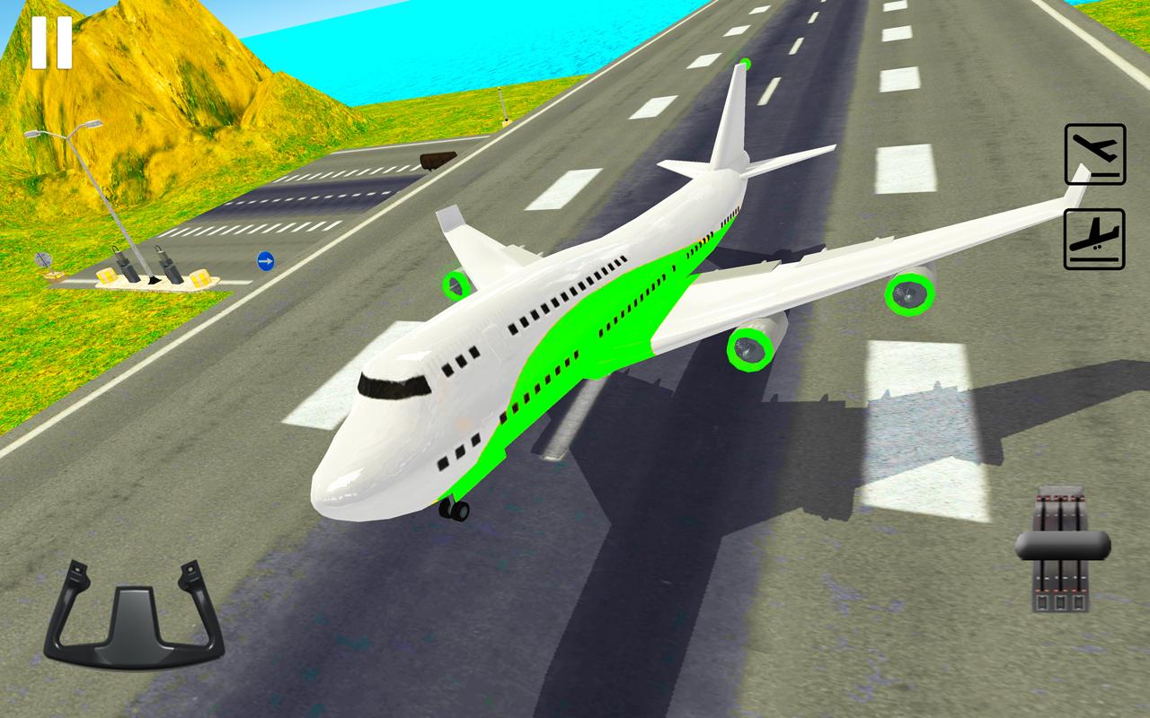 اسکرین شات 5 برنامه Airplane Pilot - Flight Sim
