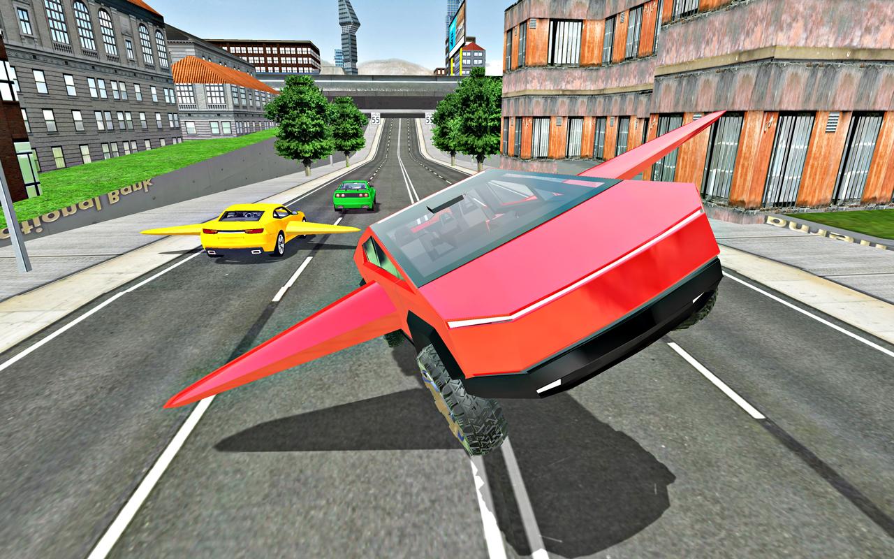 اسکرین شات 8 برنامه Modern Flying Car Driving Sim