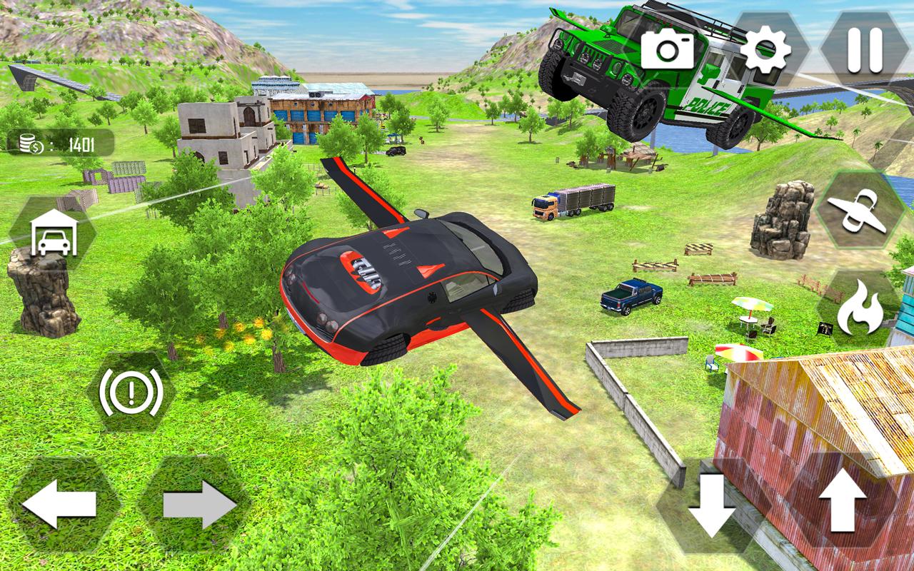 اسکرین شات 4 بازی Flying Car Extreme Simulator
