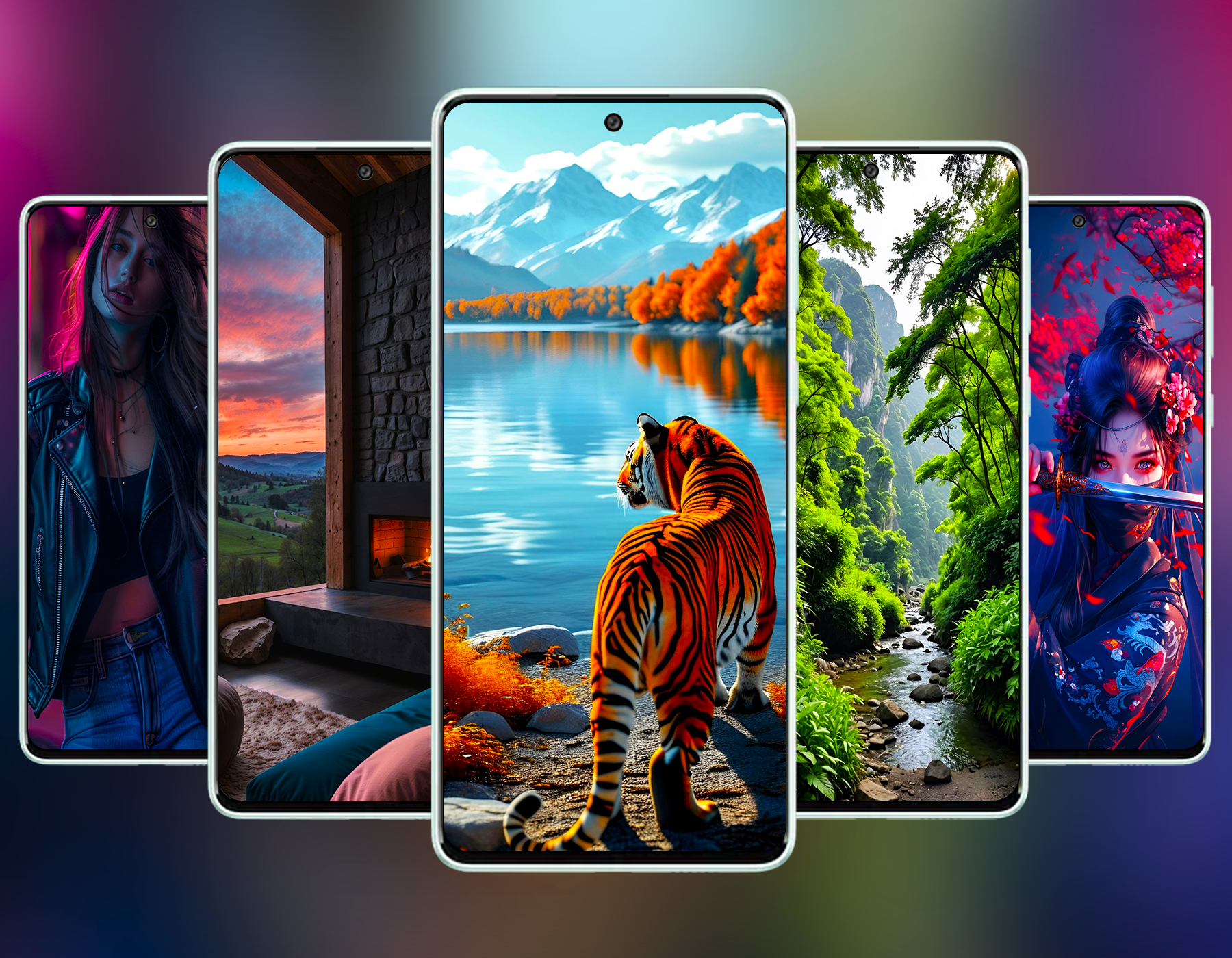 اسکرین شات 1 برنامه Galaxy A73 5G Wallpaper