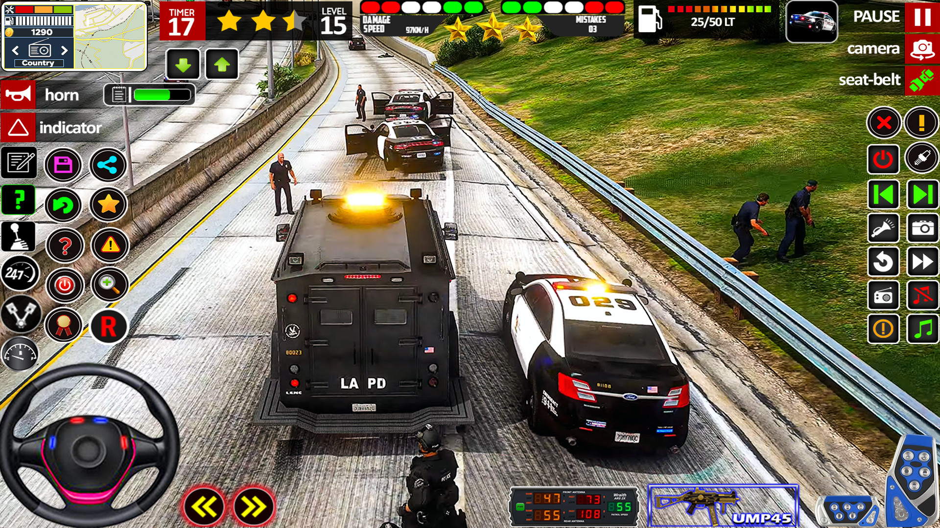اسکرین شات 4 بازی Police Car Game Cop Games 3D