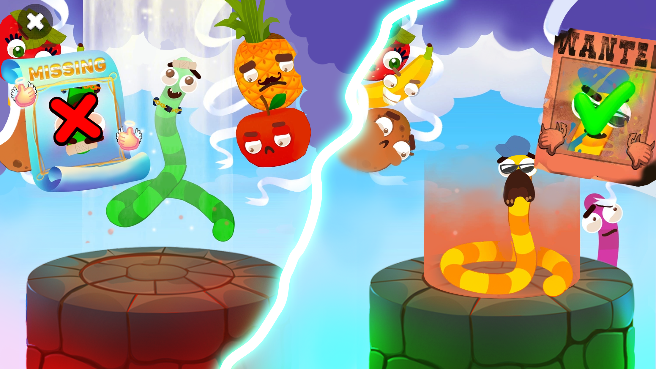 اسکرین شات 6 بازی Worm out: Brain teaser games