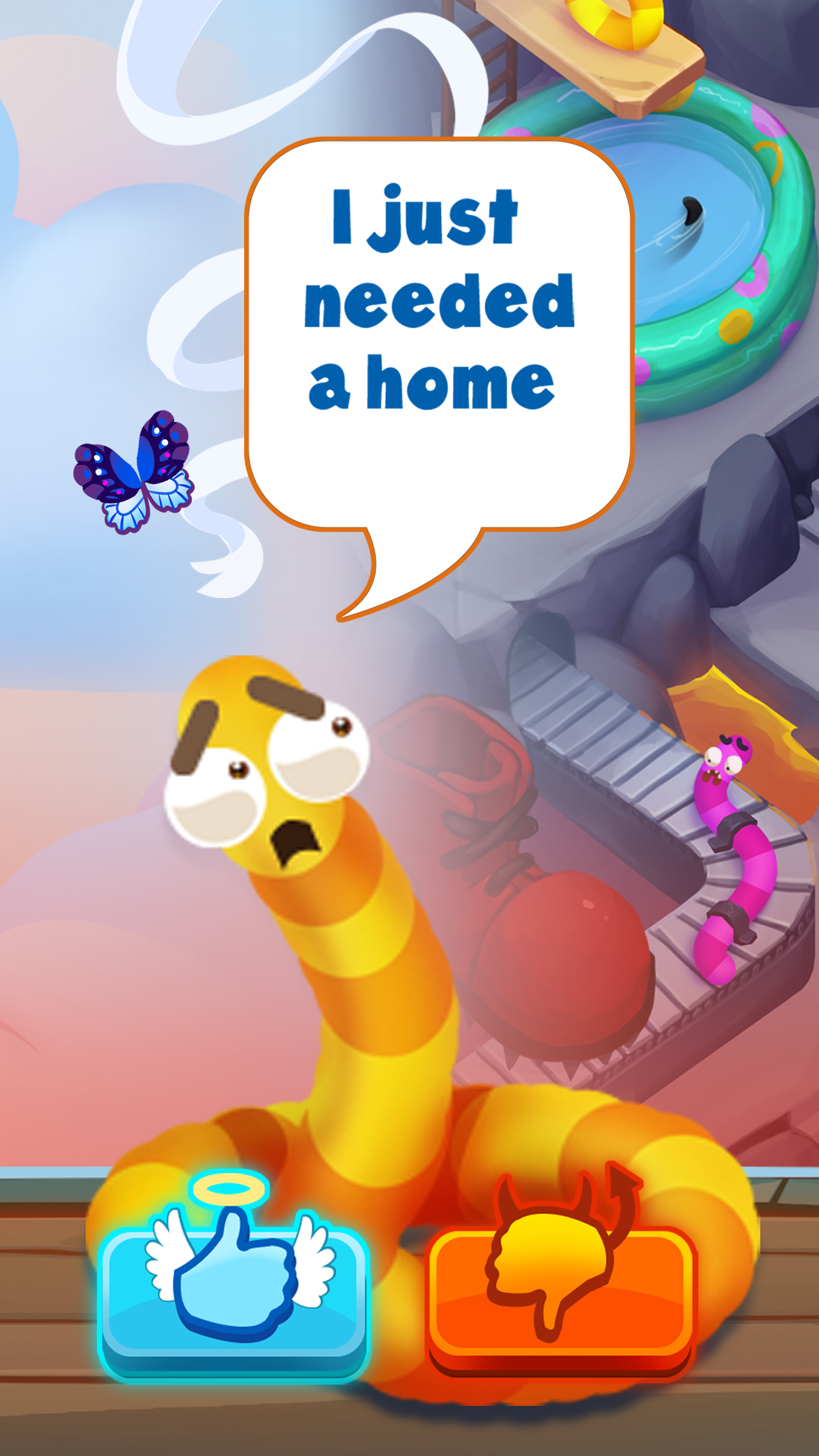اسکرین شات 2 بازی Worm out: Brain teaser games