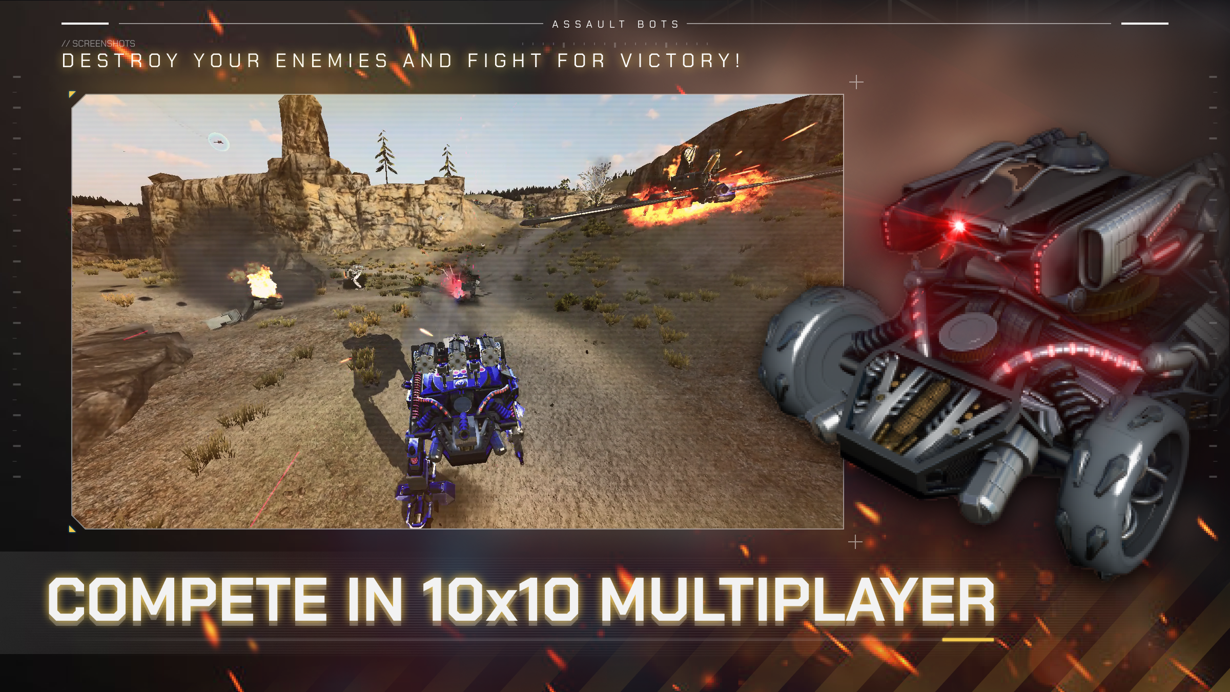 اسکرین شات 1 بازی Assault Bots: Multiplayer