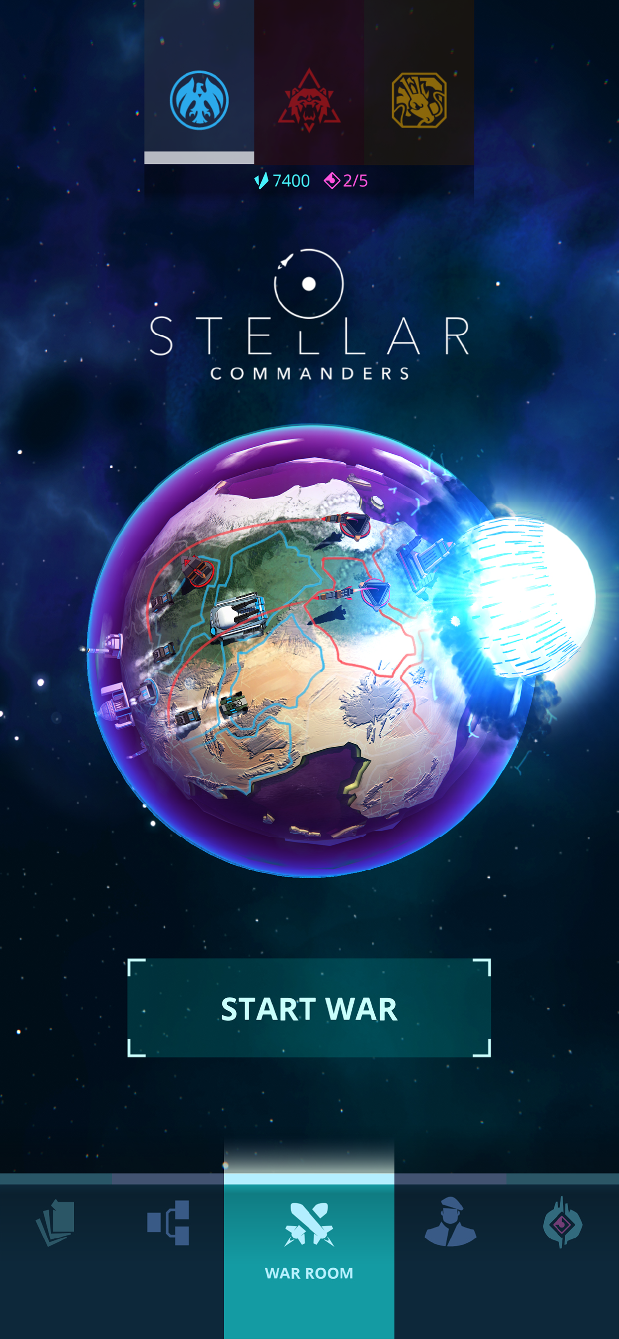 اسکرین شات 6 بازی Stellar Commanders Space RTS
