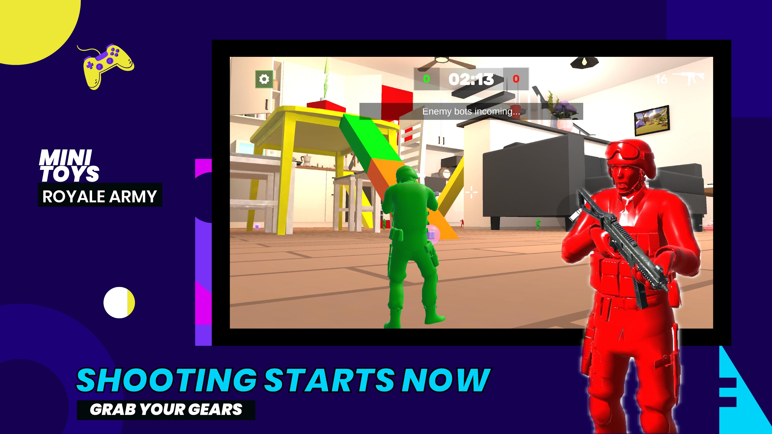 اسکرین شات 1 بازی Mini Toys: Royale Army